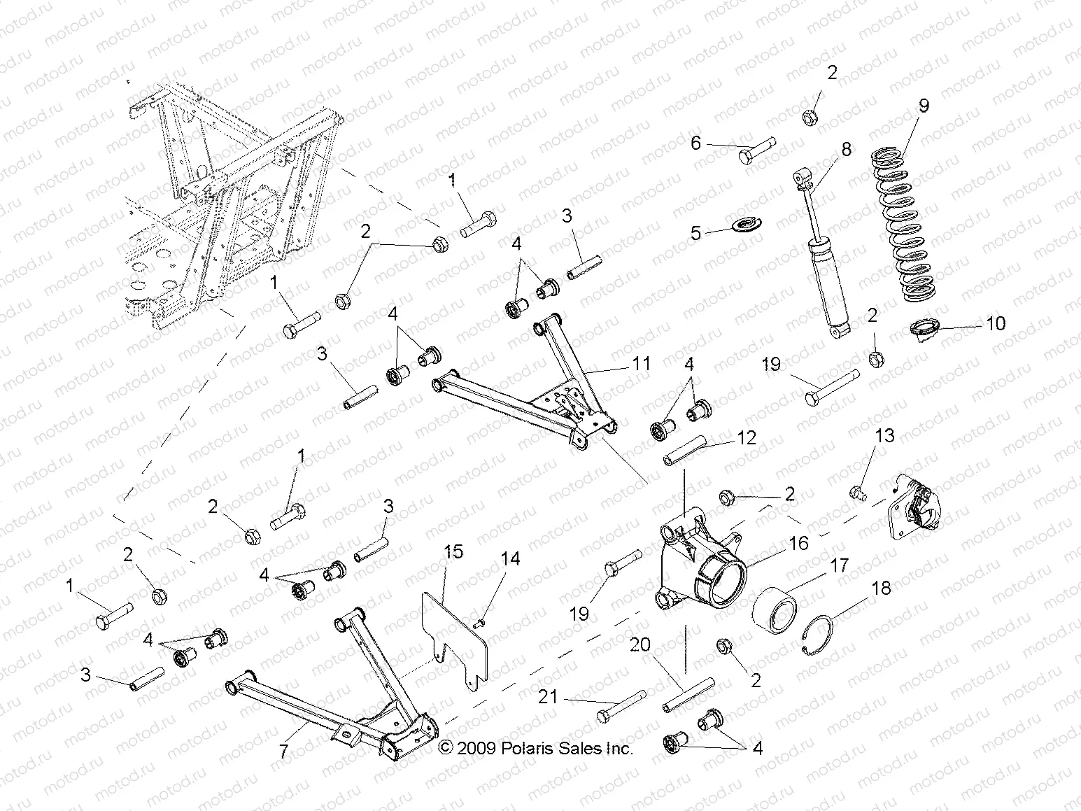 SUSPENSION | SUSPENSION, REAR - R14TH76AA/AC/EAS/AAC/ACC/EASC (49RGRSUSPRR10800CREW)