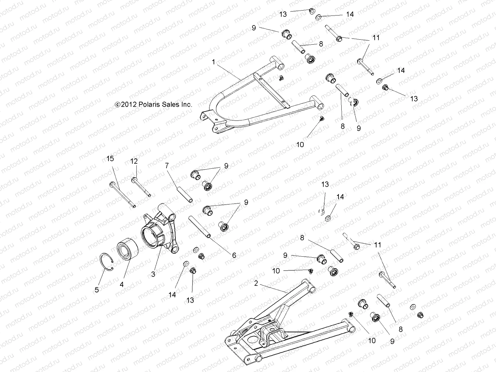SUSPENSION | SUSPENSION, REAR - R16RT_87 ALL OPTIONS (49RGRSUSPRR13900XP)