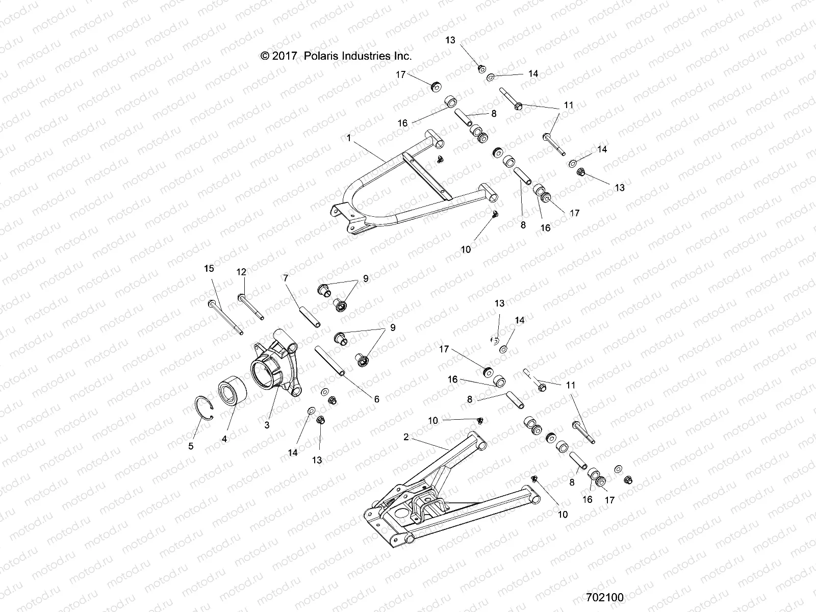 SUSPENSION | SUSPENSION, REAR - R18RTE87F1/S87C1/F1 (702100)