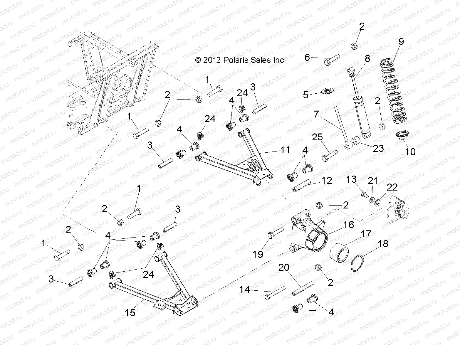 SUSPENSION | SUSPENSION, REAR - R21MAAE4G8/G9 (49RGRSUSPRR13EV)