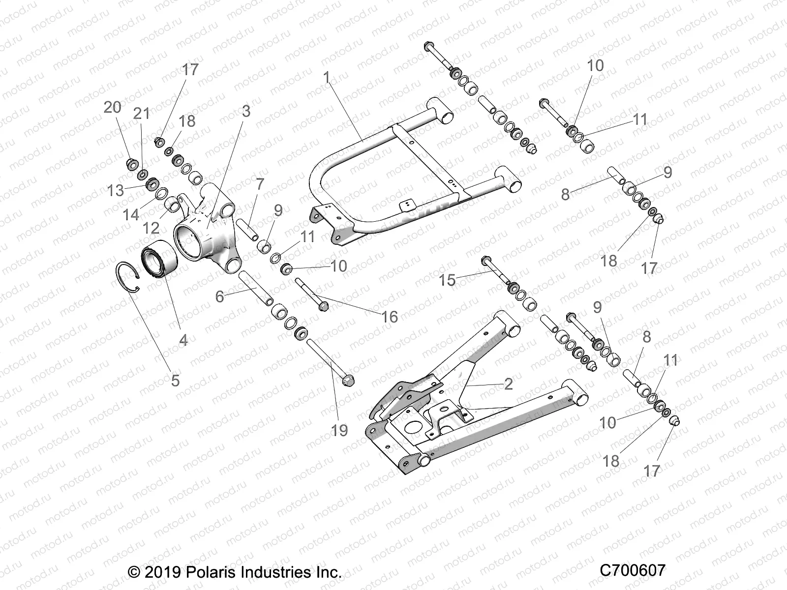 SUSPENSION | SUSPENSION, REAR - R21TAA99A1/A7/B1/B7 (C700607)