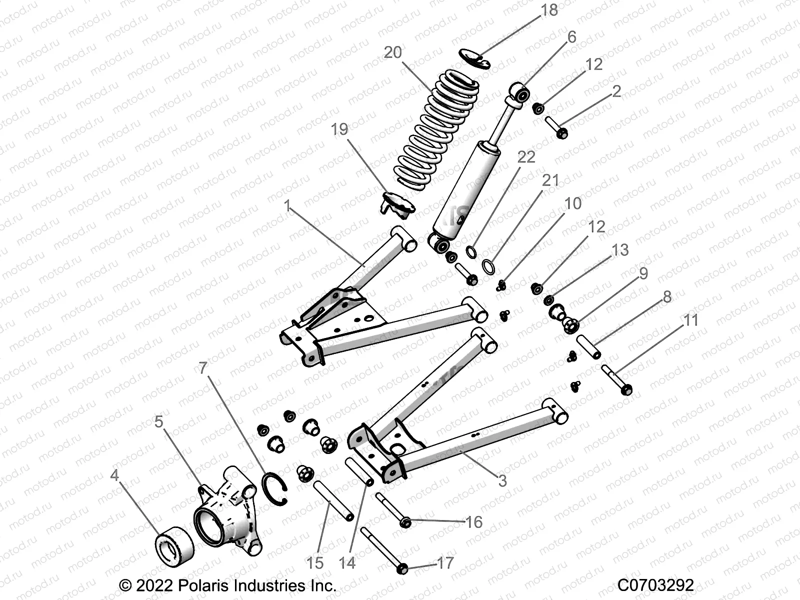 SUSPENSION | SUSPENSION, REAR - R23MAE57DX (C0703292)