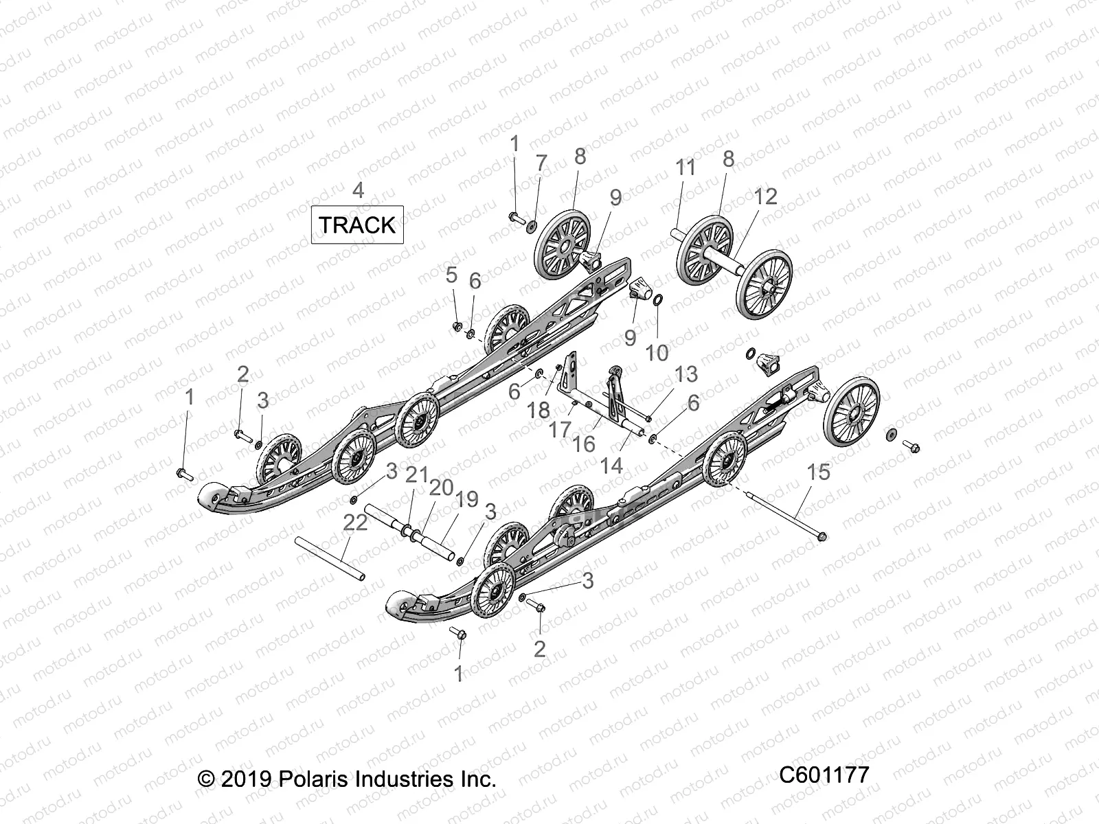 SUSPENSION | SUSPENSION, REAR - S20EEC8RS/8RE ALL OPTIONS (C601177)