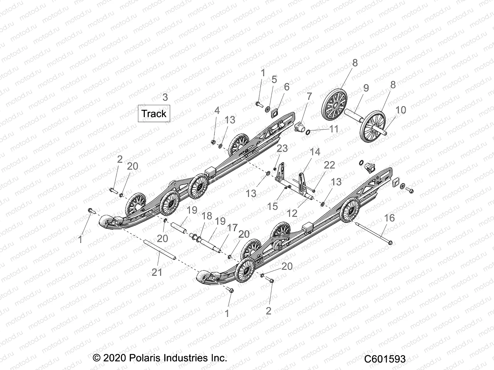 SUSPENSION | SUSPENSION, REAR - S22EEG6PSL (600983)