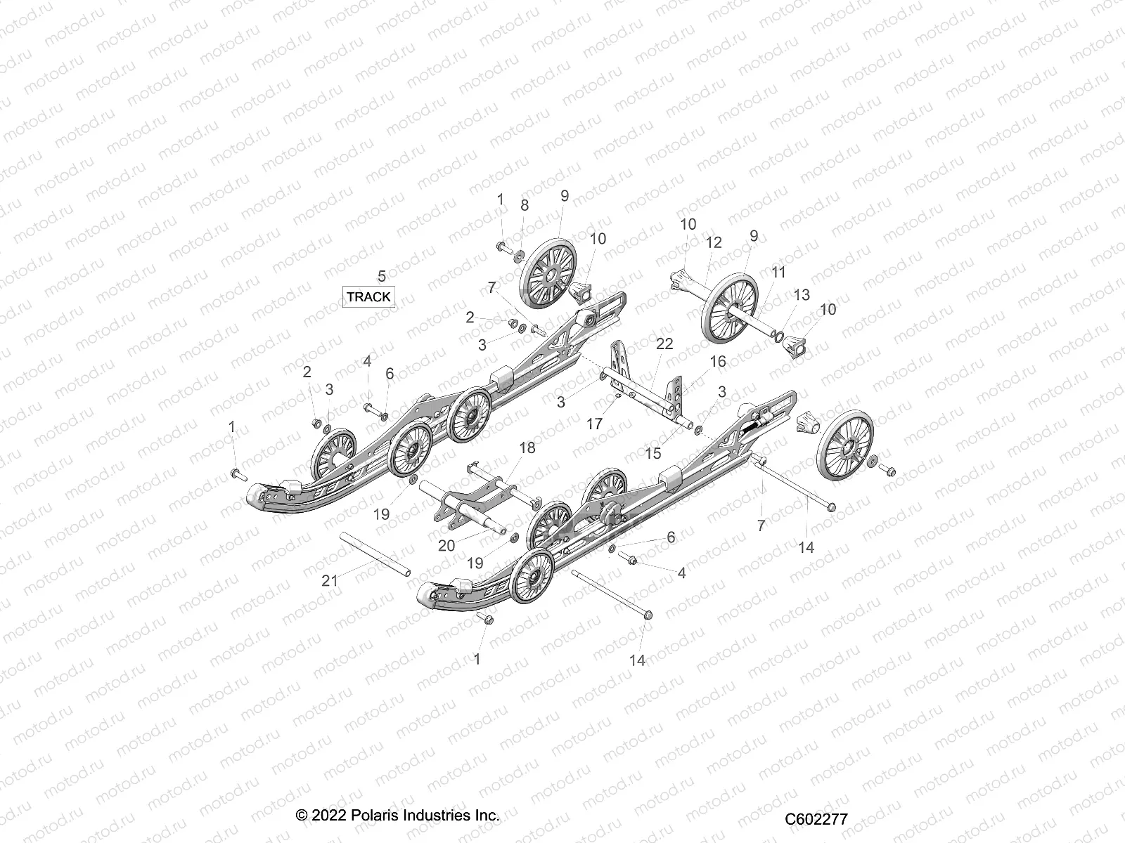 SUSPENSION | SUSPENSION, REAR - S23TDE8RS (C602277)