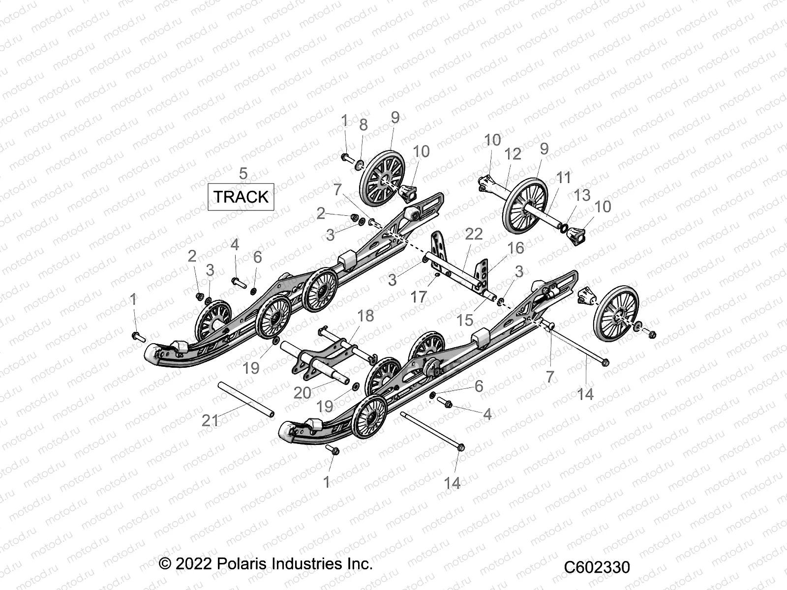SUSPENSION | SUSPENSION, REAR - S23TKP9FS (C602330)