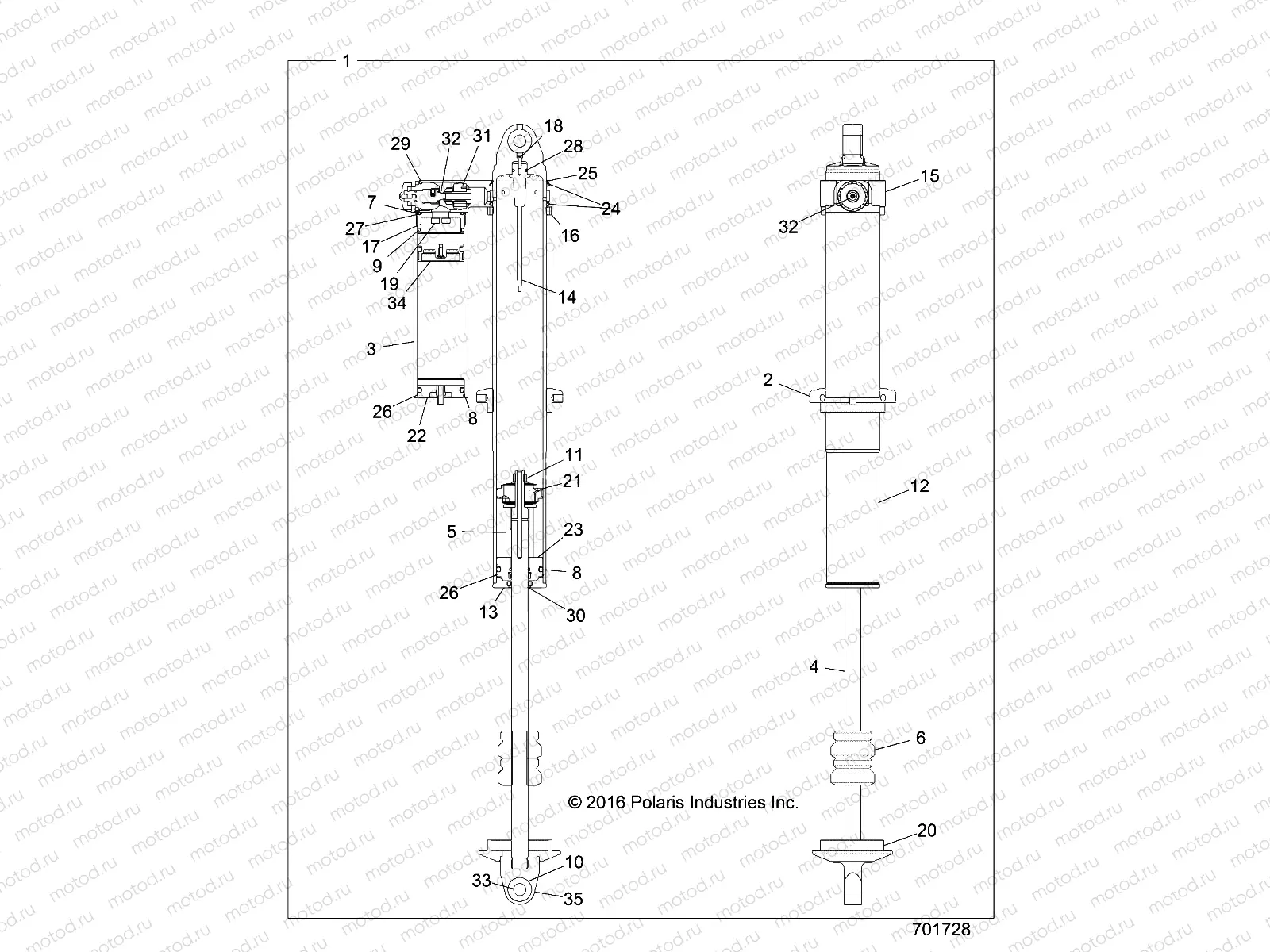 SUSPENSION | SUSPENSION, REAR SHOCK INTERNALS - Z17VD_99AB/AK/AM/AW/LW/AZ/AP (701728)