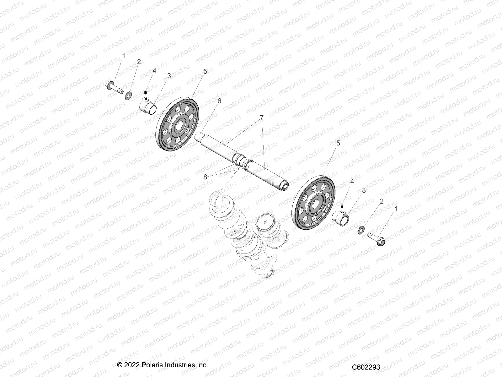 SUSPENSION | SUSPENSION, REAR SHOCK MNTG. - J23UNC/UNF/UNG/UNH (C602293)