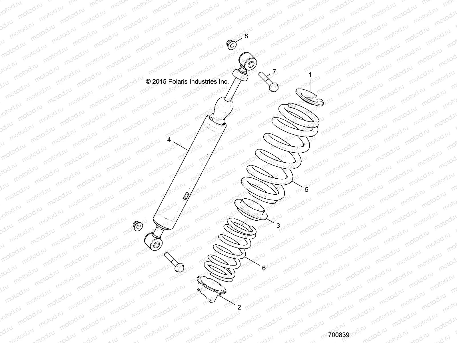 SUSPENSION | SUSPENSION, REAR SHOCK MOUNTING - R16RGE99A7/AV (700839)