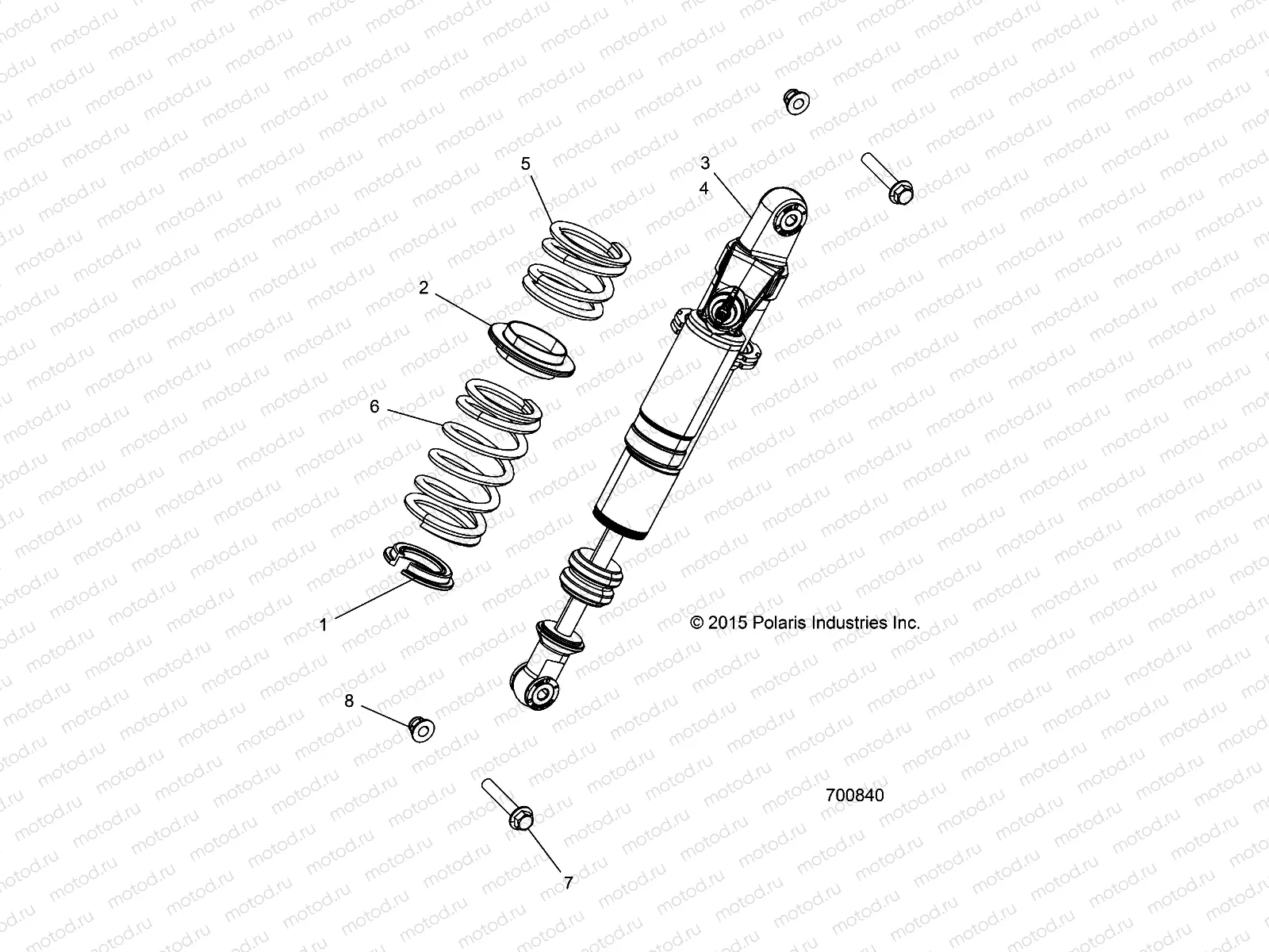 SUSPENSION | SUSPENSION, REAR SHOCK MOUNTING - R16RGE99AE (700840)