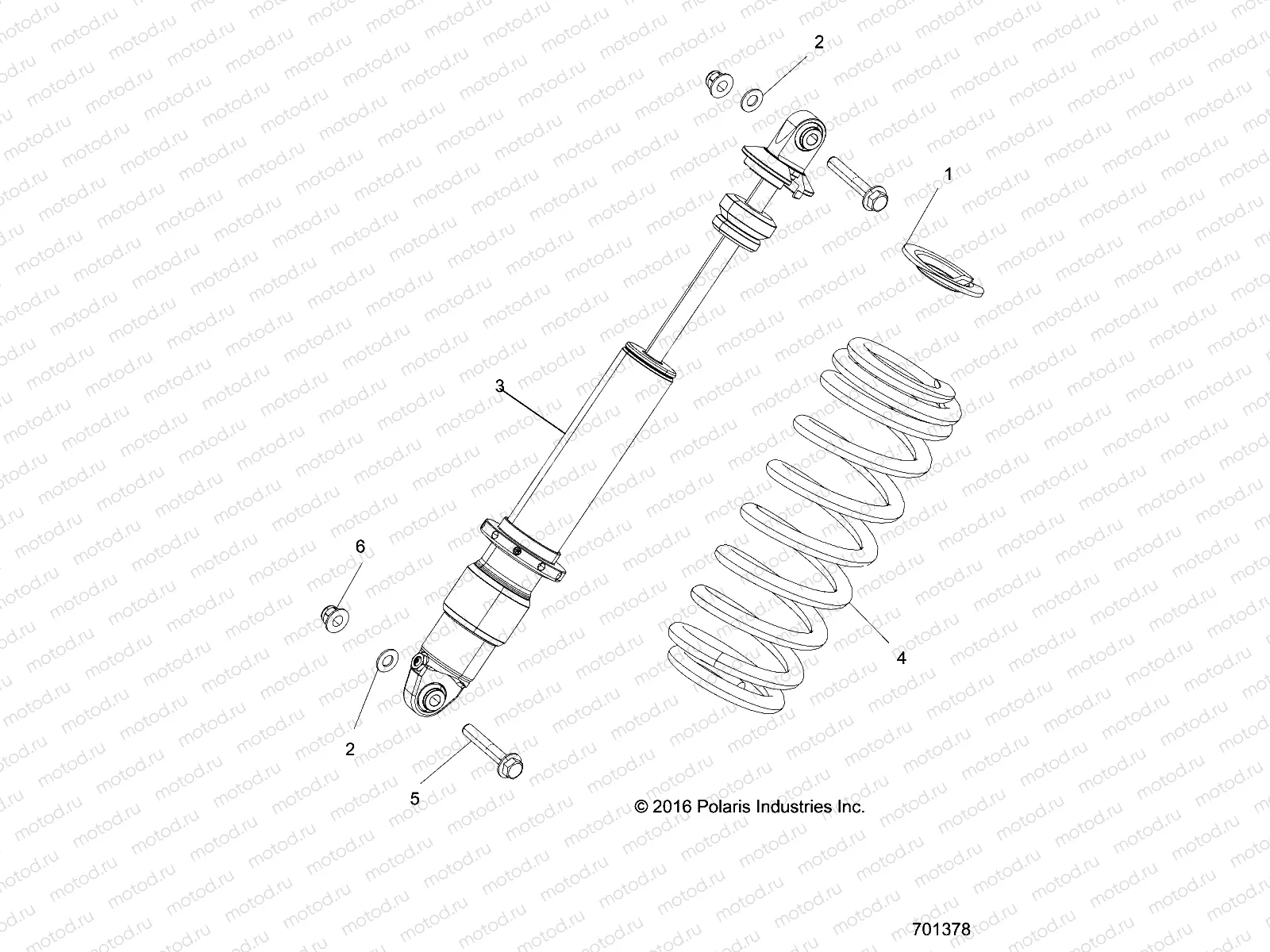 SUSPENSION | SUSPENSION, REAR SHOCK MOUNTING - R17RHE99NU (701378)