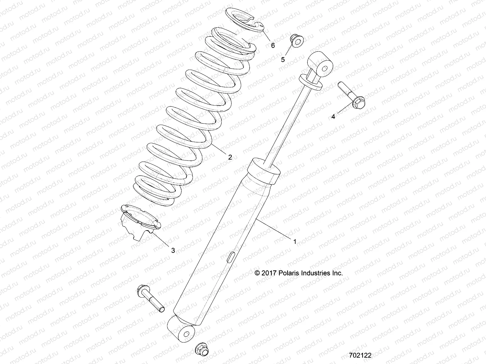 SUSPENSION | SUSPENSION, REAR SHOCK MOUNTING - R18RTED1F1/SD1C1 (702122)