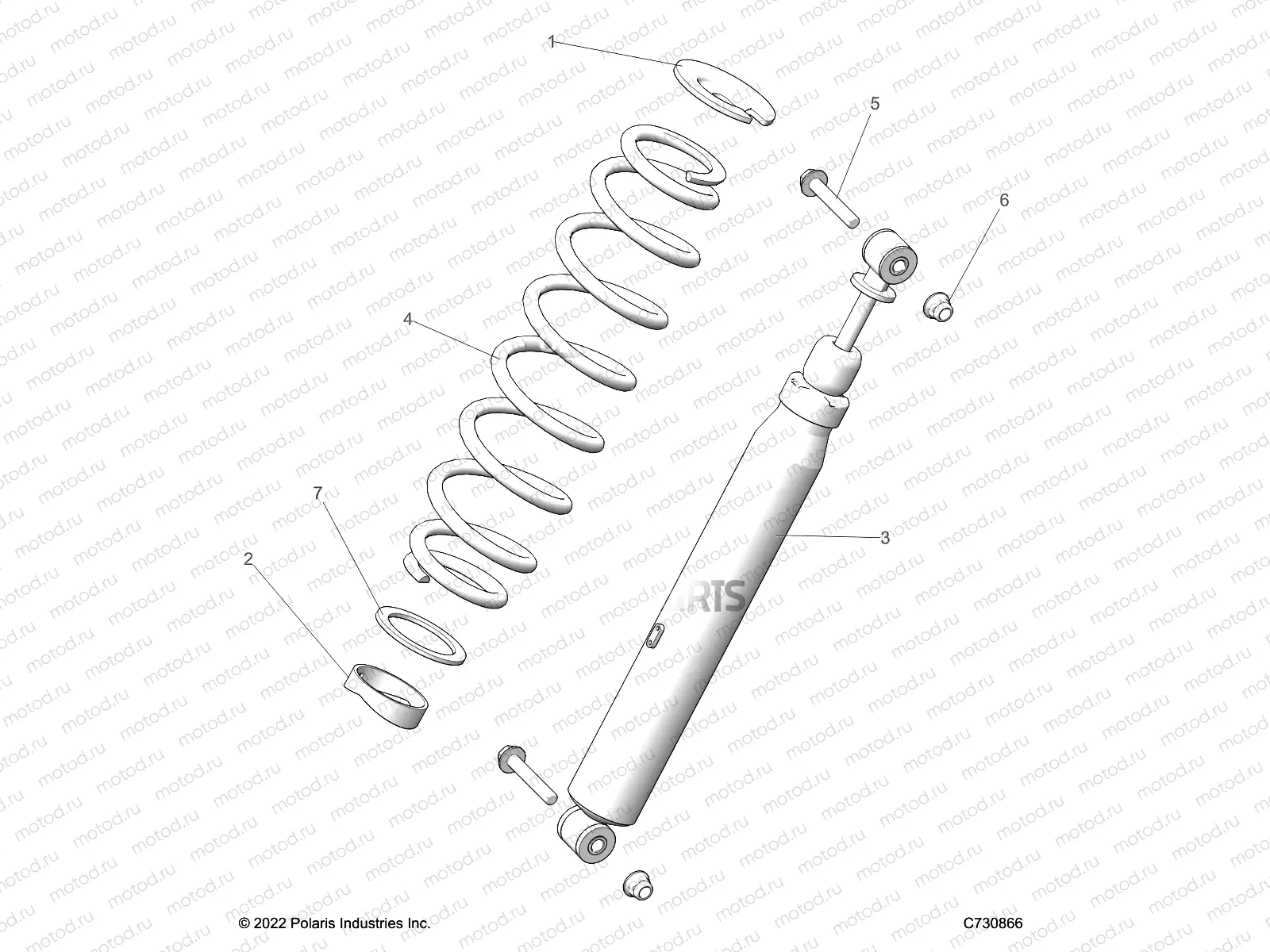 SUSPENSION | SUSPENSION, REAR SHOCK MOUNTING - R23RSY99B9/BJ/BK/BX (C730866)