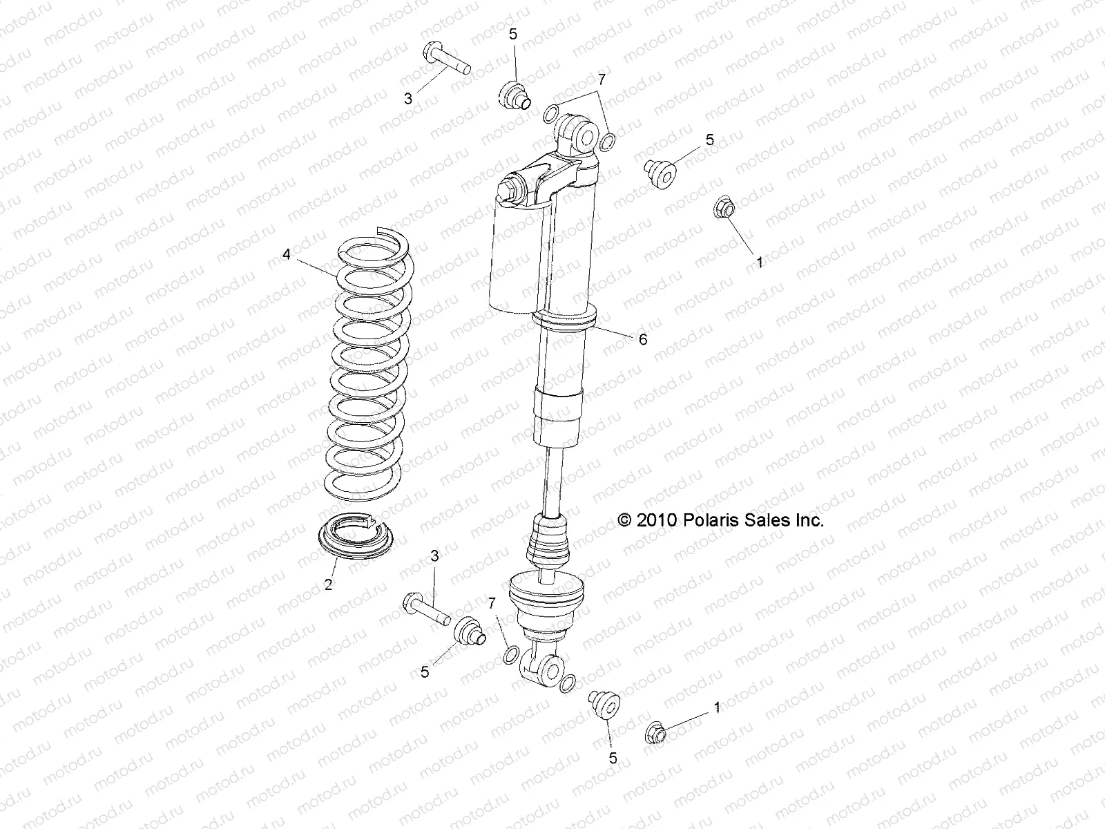 SUSPENSION | SUSPENSION, REAR SHOCK MOUNTING - Z14XE7EAL/X (49RGRSHOCKMTGRR11RZR4)