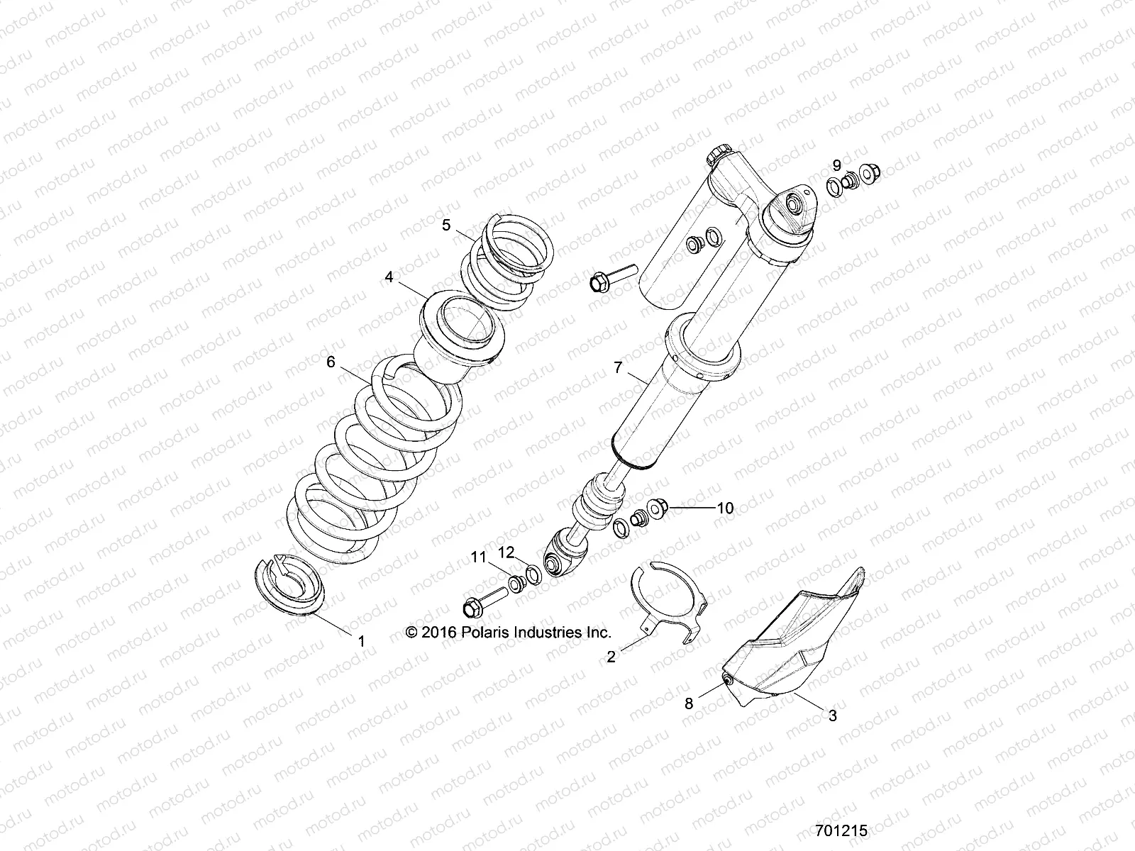 SUSPENSION | SUSPENSION, REAR SHOCK MOUNTING - Z17VFE99NM (701215)