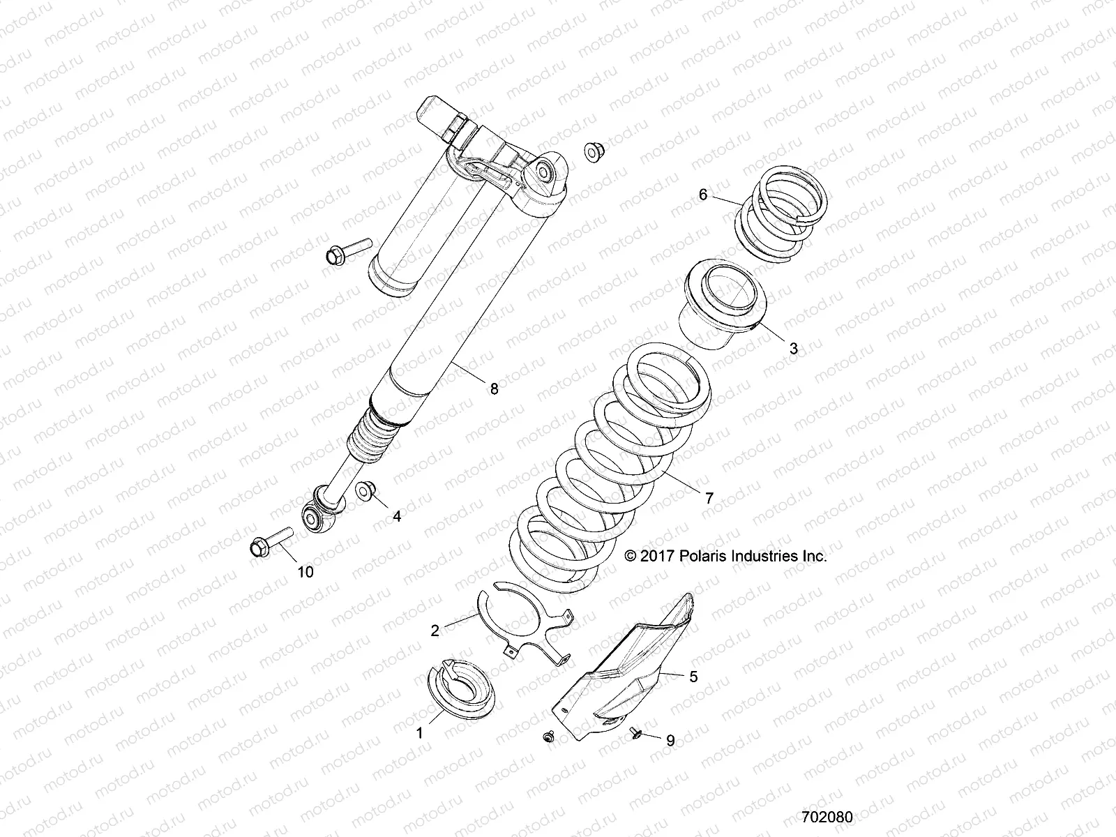 SUSPENSION | SUSPENSION, REAR SHOCK MOUNTING - Z18VDS92CF/CU (702080)