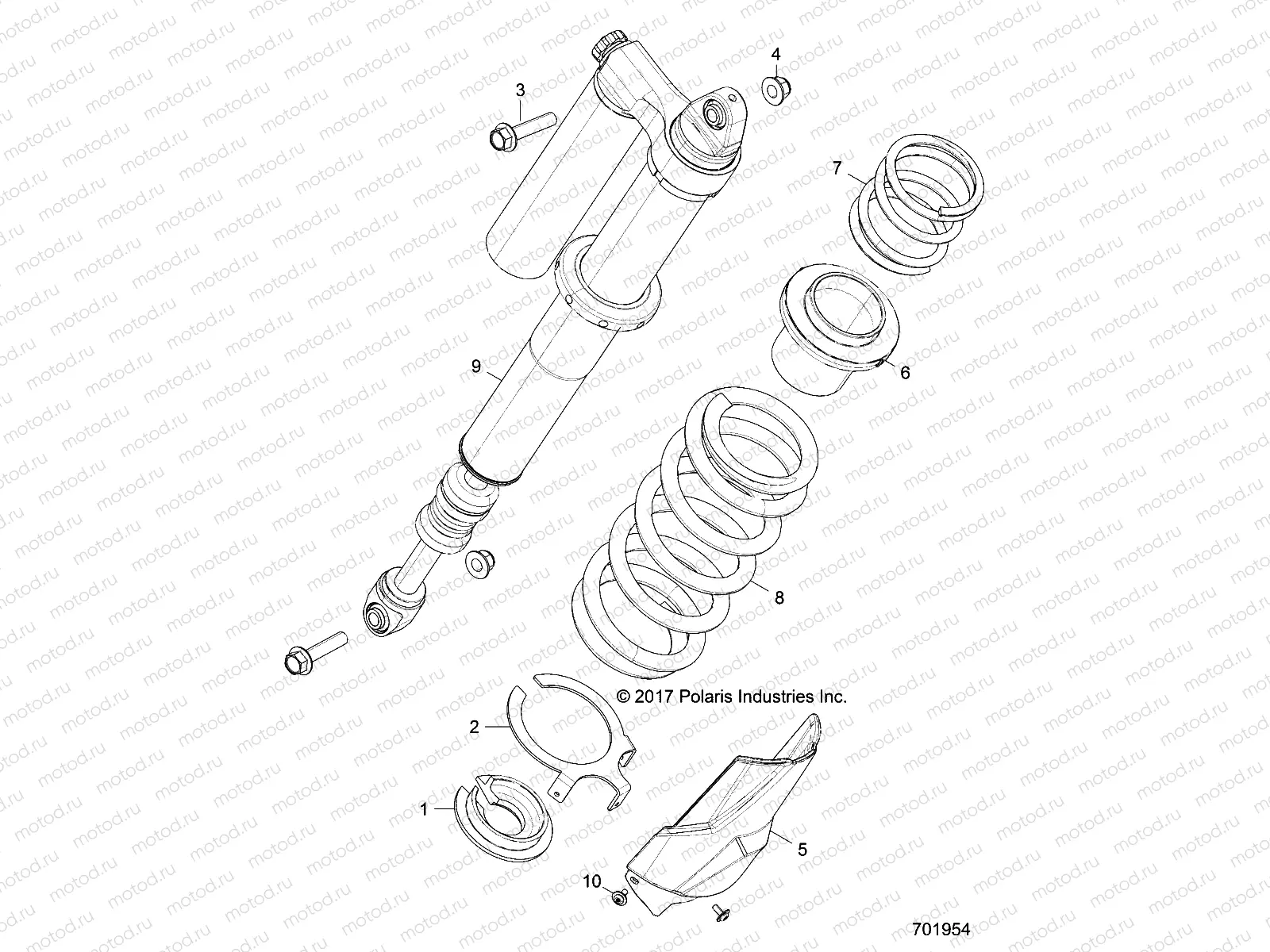 SUSPENSION | SUSPENSION, REAR SHOCK MOUNTING - Z18VFE92NB/NU (701954)