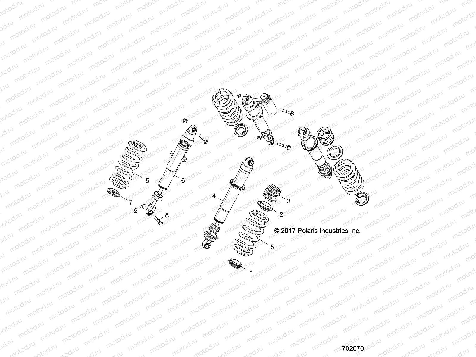 SUSPENSION | SUSPENSION, REAR SHOCK MOUNTING - Z19VBA87A2/E87AG/AK/LG (701144)