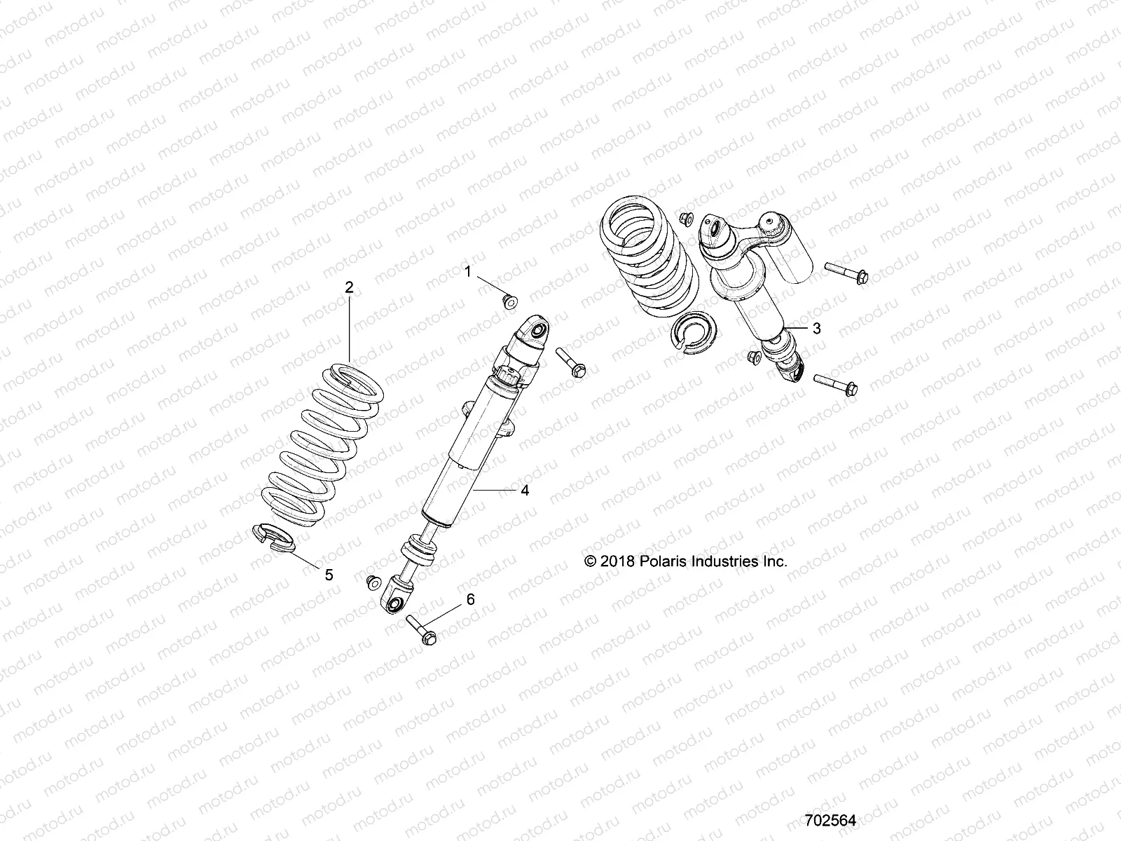 SUSPENSION | SUSPENSION, REAR SHOCK MOUNTING - Z19VBE99F2/S99C2/CM (702564)
