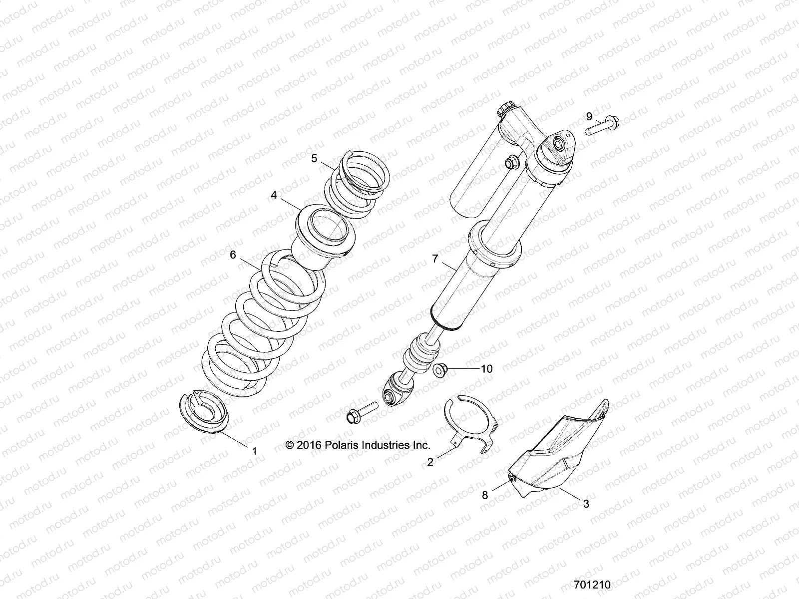 SUSPENSION | SUSPENSION, REAR SHOCK MOUNTING - Z20NAE99AC/AL/AN/BC/BL/BN/K99AF/AK/BF/BK/M99AL/R99AZ/BZ (701210)