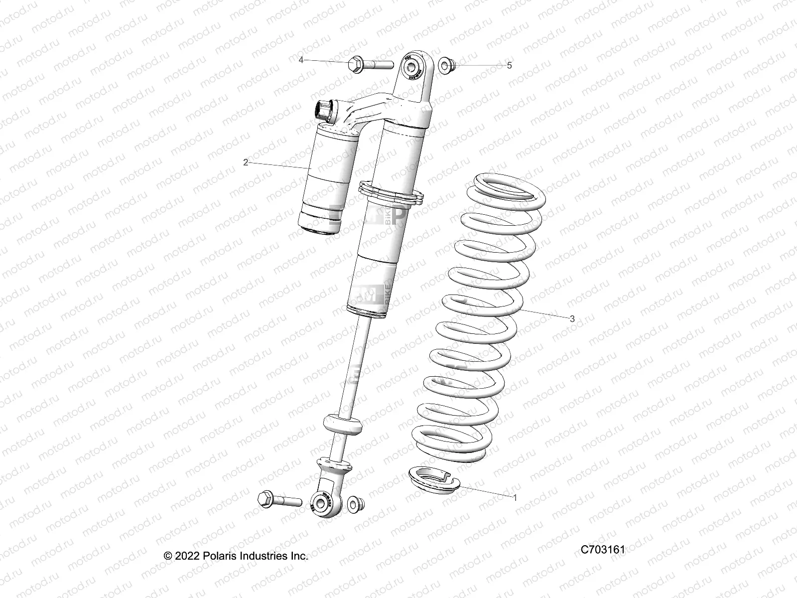 SUSPENSION | SUSPENSION, REAR SHOCK MOUNTING - Z22ASK99A4/B4/ASV99A4 (C701081-1)