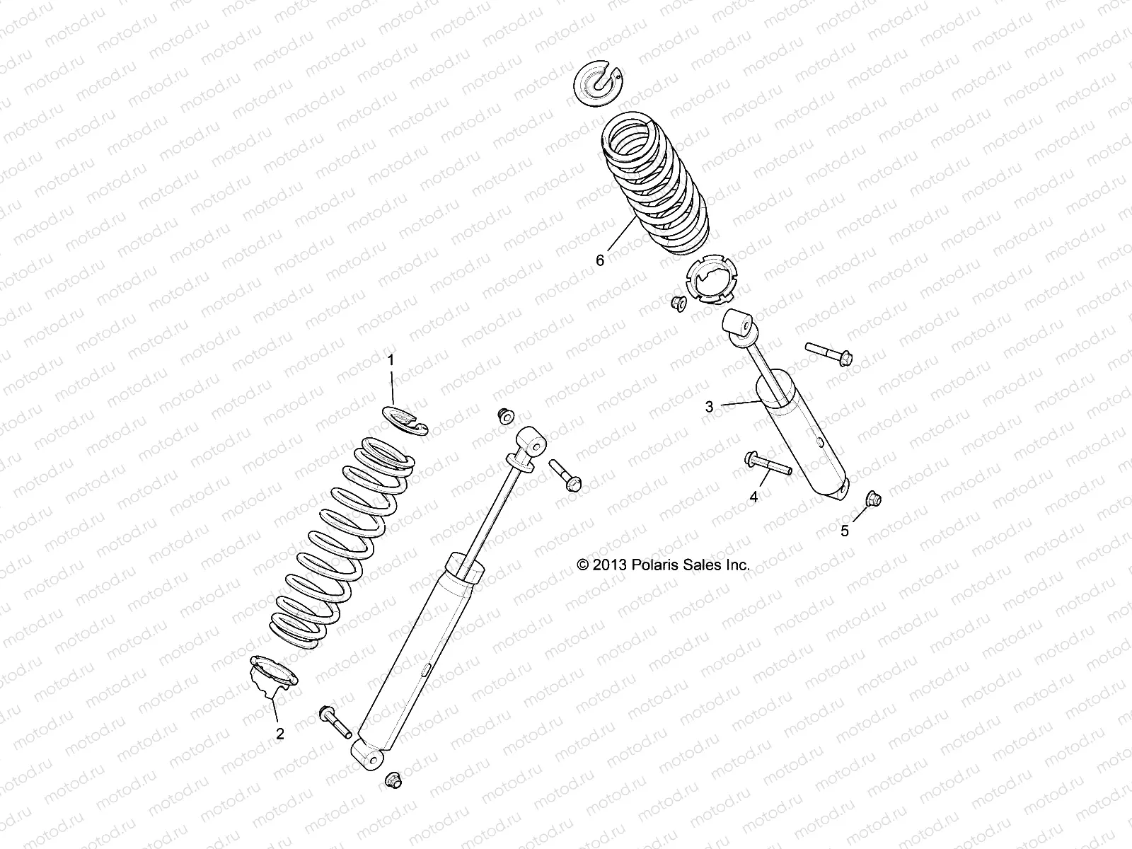 SUSPENSION | SUSPENSION, REAR SHOCK - R17RVAD1A1 (49RGRSHOCKRR14CREW)