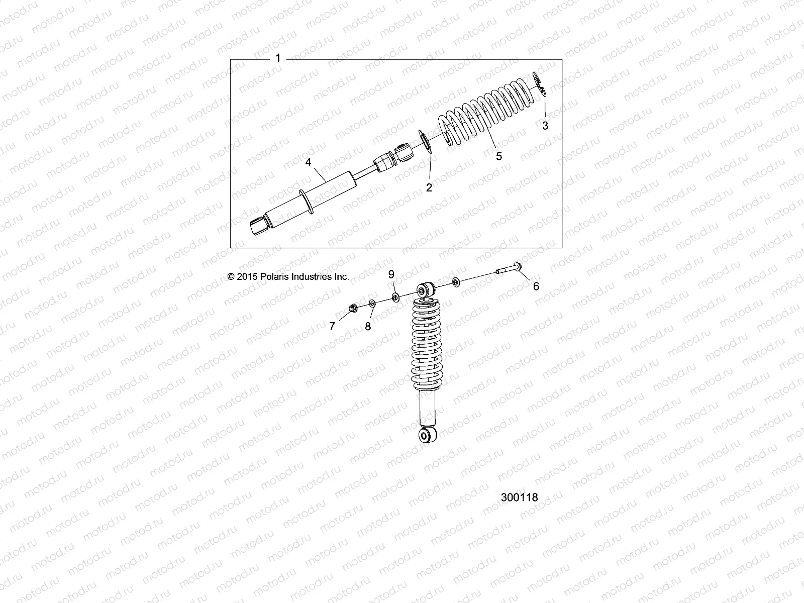 SUSPENSION | SUSPENSION, REAR, SHOCKS, MD - L18G2/4