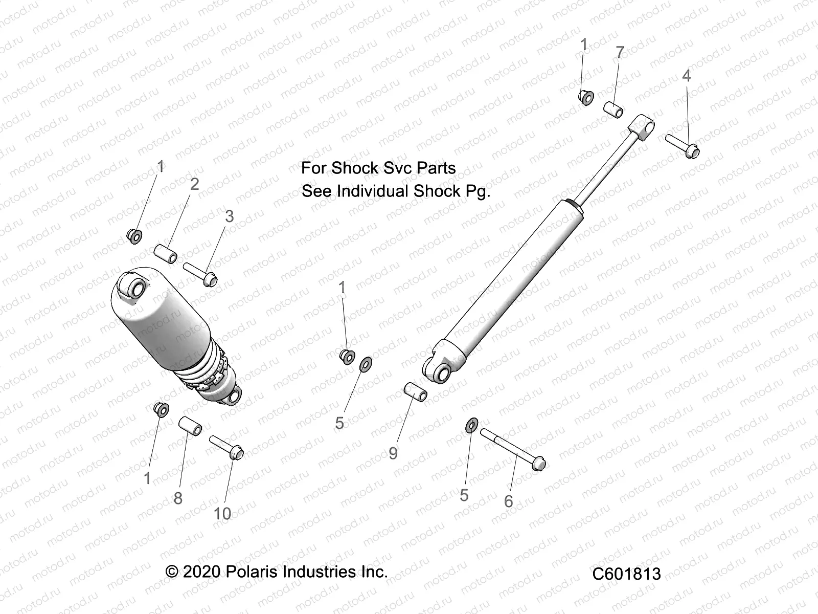 SUSPENSION | SUSPENSION, REAR SHOCKS MNTG. - S22CBU5TSL (C601813)