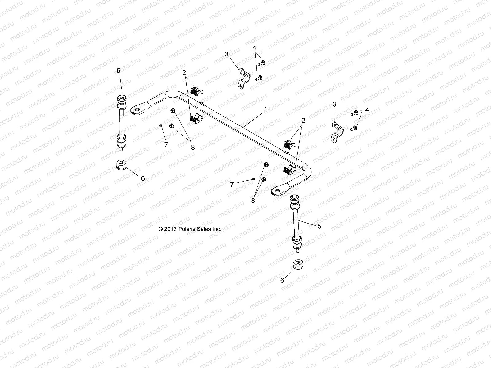 SUSPENSION | SUSPENSION, REAR STABILIZER BAR - L14U2AAEFA/VEFA/PEFA (49LEVSTABILIZERRR14EM)