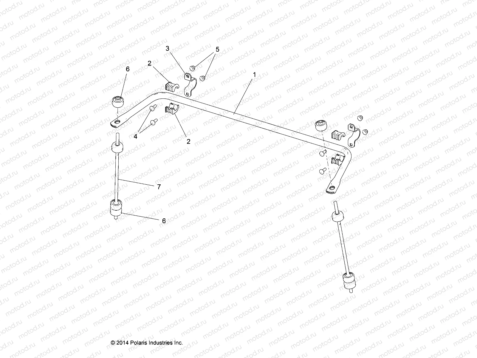 SUSPENSION | SUSPENSION, REAR STABILIZER BAR - R15RTAD1AA/EA/ED1EA (49RGRSTABILIZERRR151KDSL)