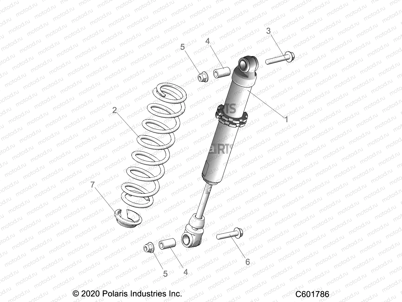 SUSPENSION | SUSPENSION, SHOCK, IFS (7045712) - S22CED5TSL/TSU (C601786)