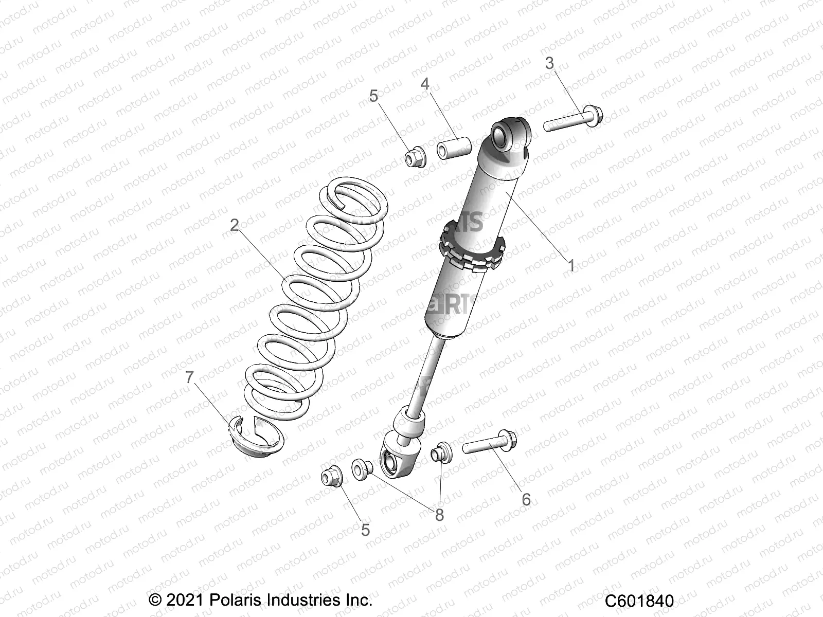 SUSPENSION | SUSPENSION, SHOCK, IFS (7045715) - S22CEF5TSL (C601840)