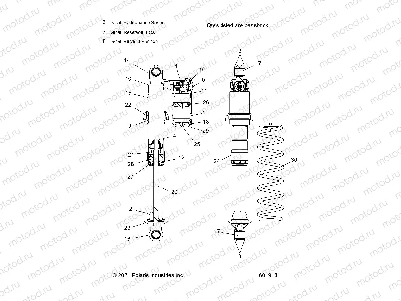 SUSPENSION | SUSPENSION, SHOCK, IFS (7045870) - S23TKP8RS (601918)