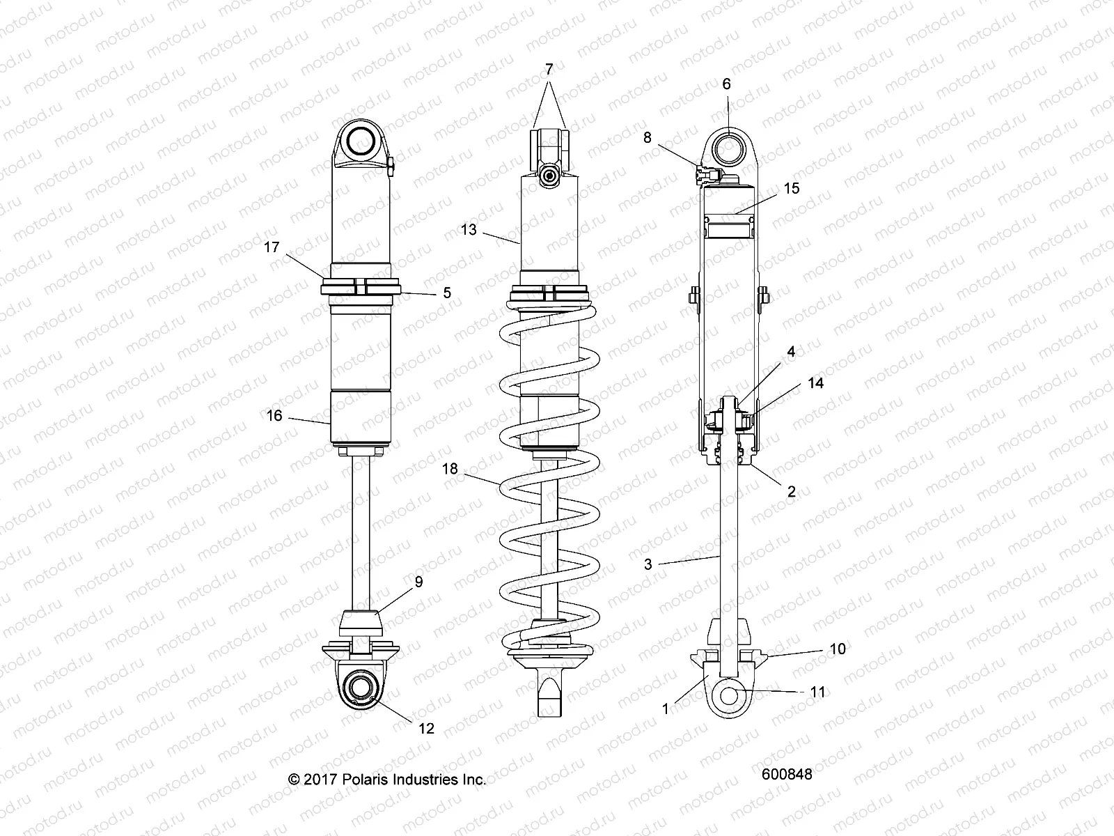 SUSPENSION | SUSPENSION, SHOCK, IFS MONOTUBE - S20EHM8RS (600848)