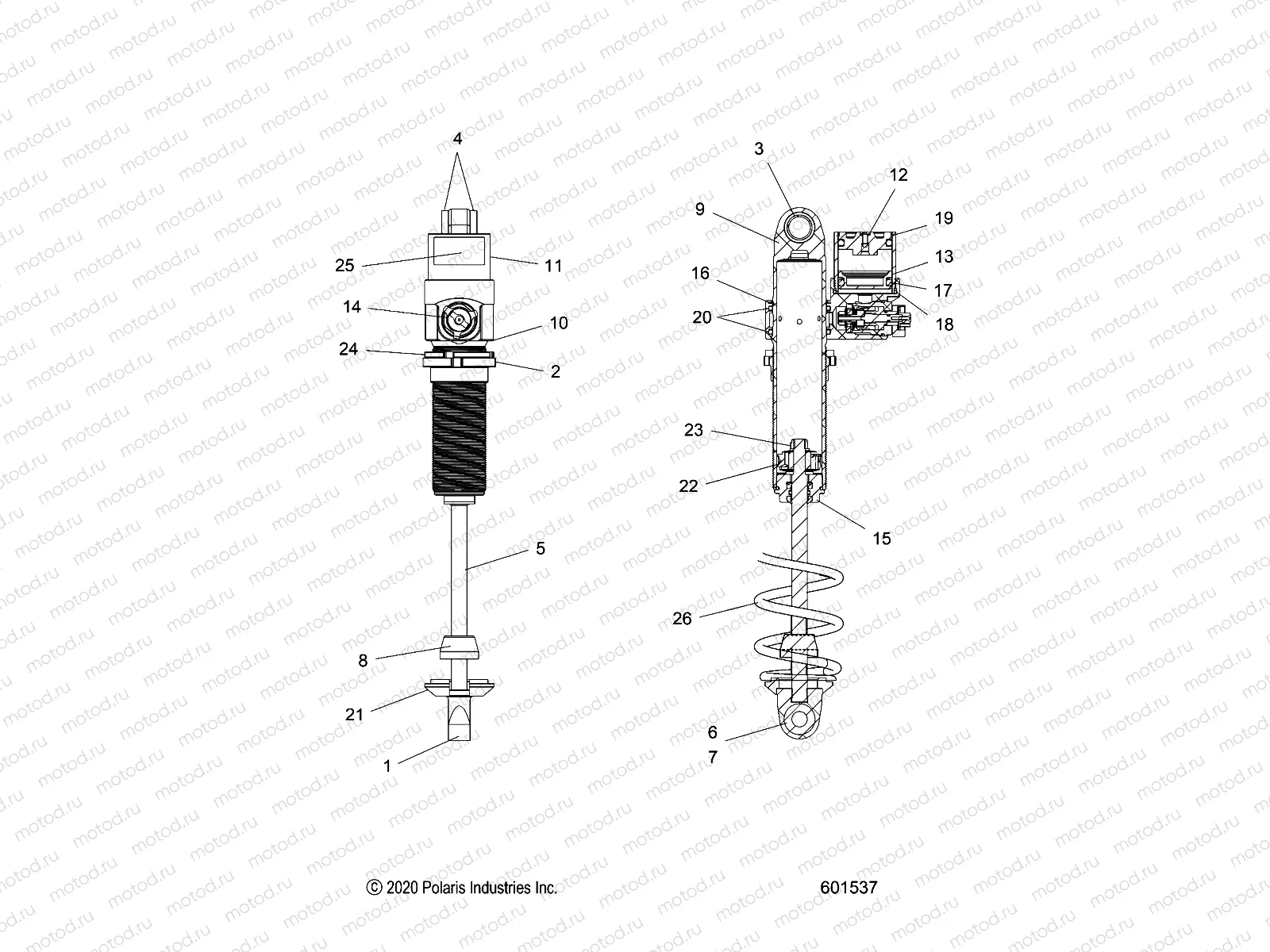 SUSPENSION | SUSPENSION, SHOCK, IFS - S22TGG8RS/TGY8RS (601537)
