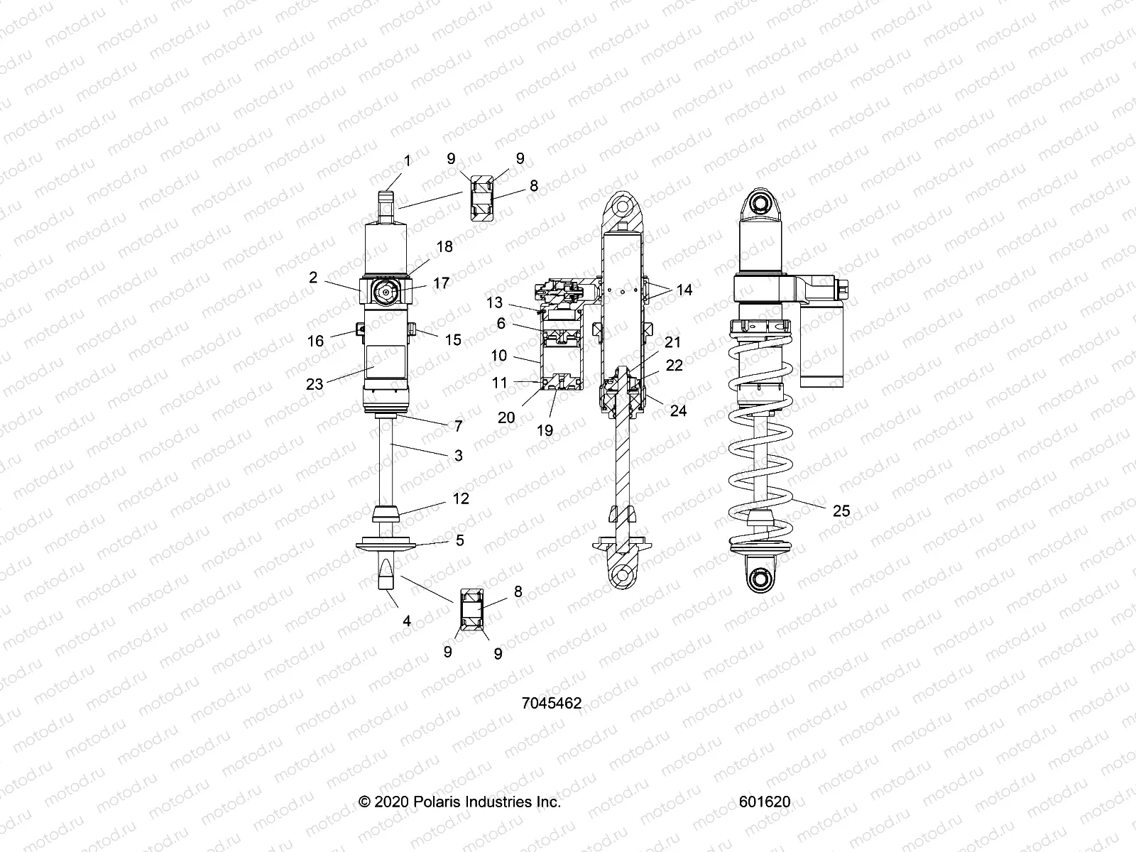 SUSPENSION | SUSPENSION, SHOCK, IFS  - S23TLC8RS/8RE (601620)