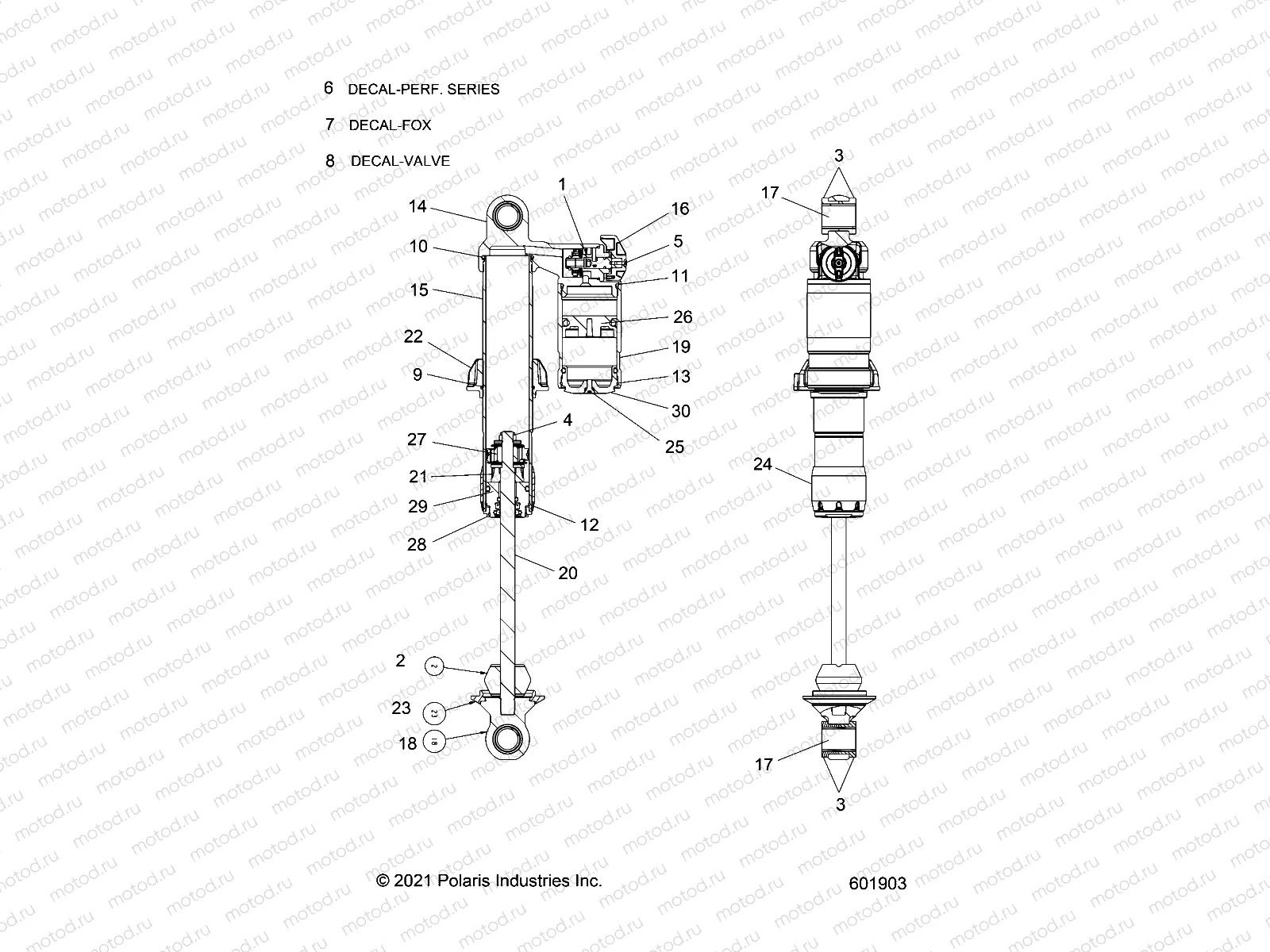 SUSPENSION | SUSPENSION, SHOCK, IFS - S23TLP8RS (601903)