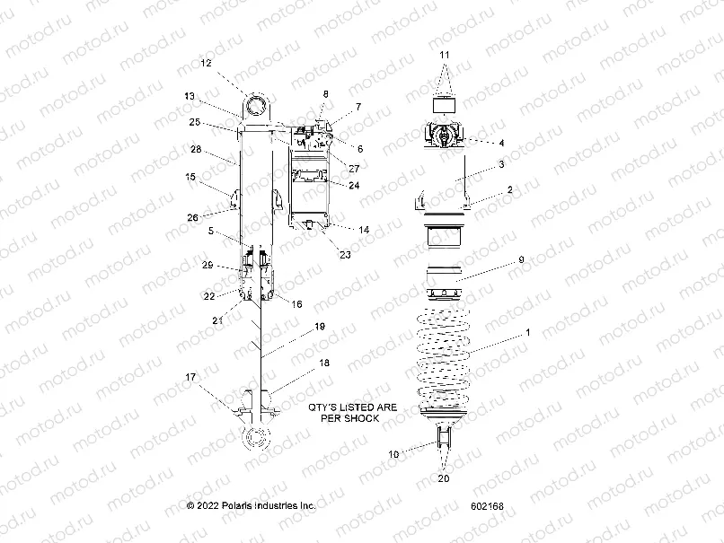 SUSPENSION | SUSPENSION, SHOCK, IFS - S23TLT6REL (602168)