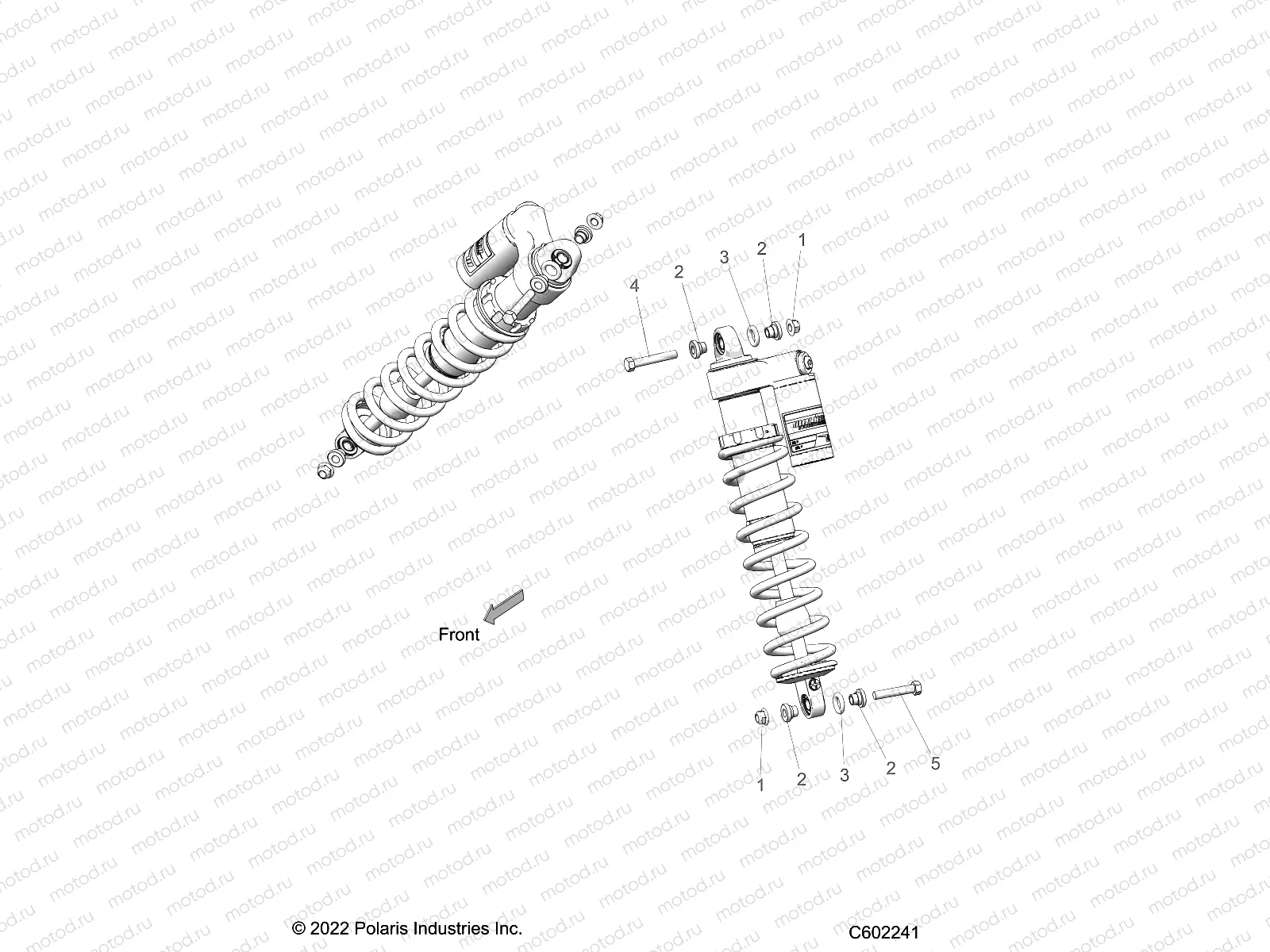 SUSPENSION | SUSPENSION, SHOCK MOUNTING (IFS) - S23MDX6DSA/6DEA (C602241)