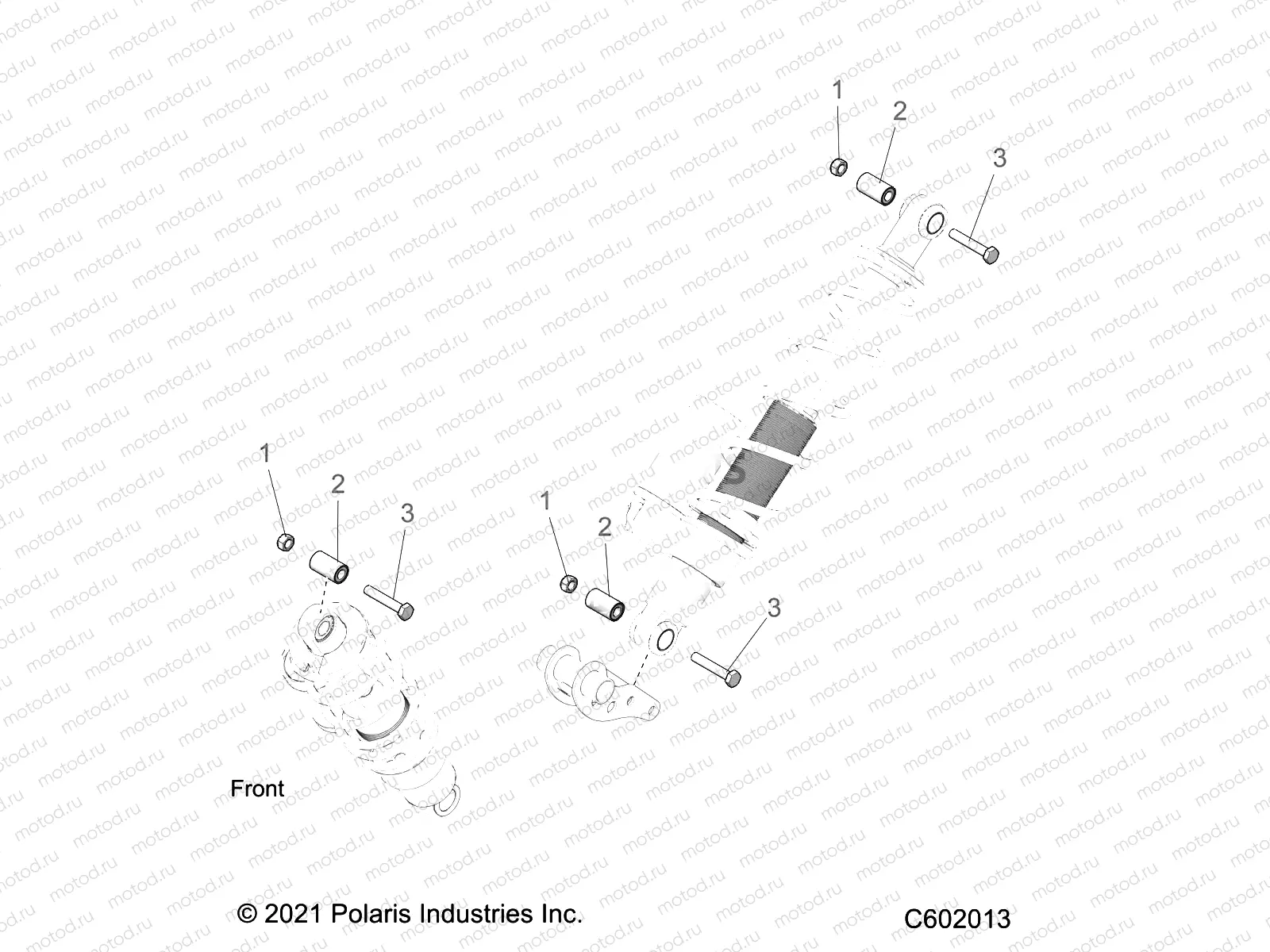 SUSPENSION | SUSPENSION, SHOCK MOUNTING, REAR SUSP. - S22TFG8MS/8ME ALL OPTIONS (C602013)
