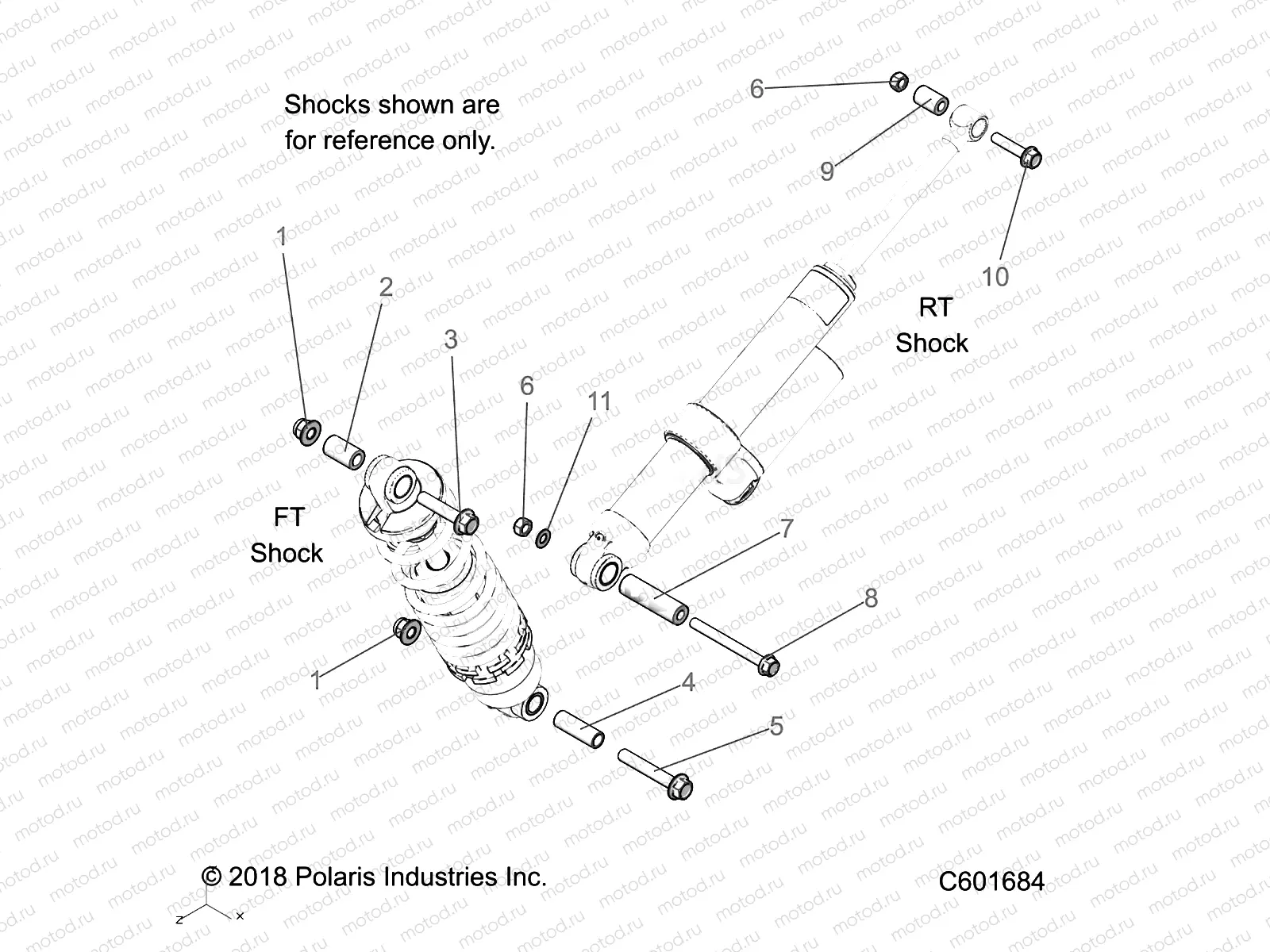 SUSPENSION | SUSPENSION, SHOCK MOUNTING, REAR SUSP. - S23TDE8RS (C601864)