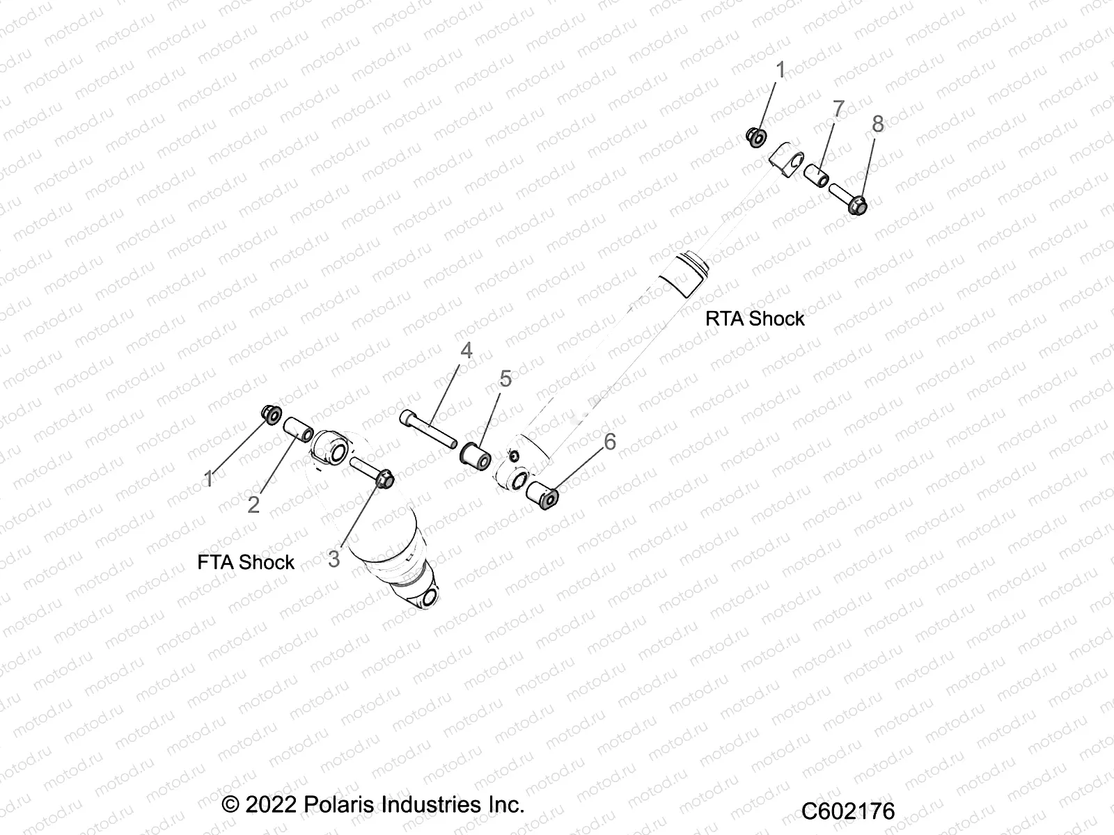 SUSPENSION | SUSPENSION, SHOCK MOUNTING, REAR SUSP. - S23TLS6RSL/6REL (C602176)