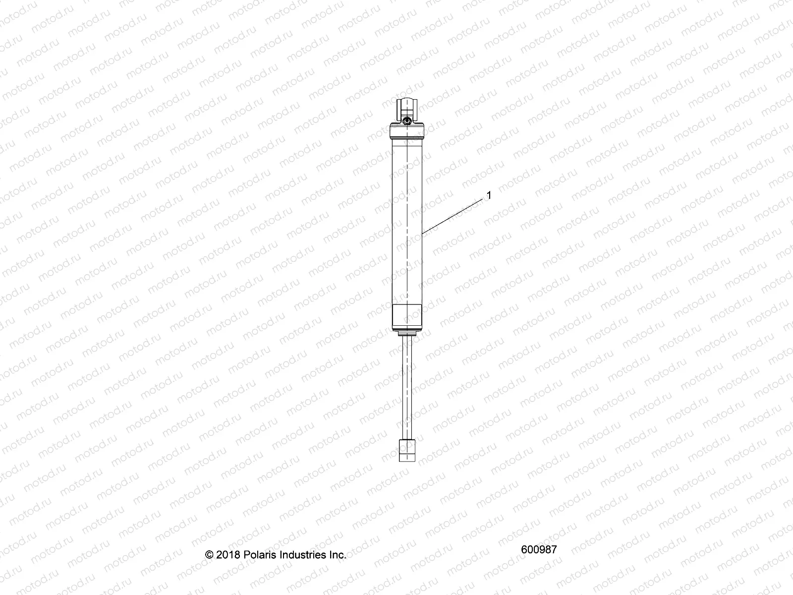 SUSPENSION | SUSPENSION, SHOCK, REAR TRACK - S21EDB6PSL (600987)