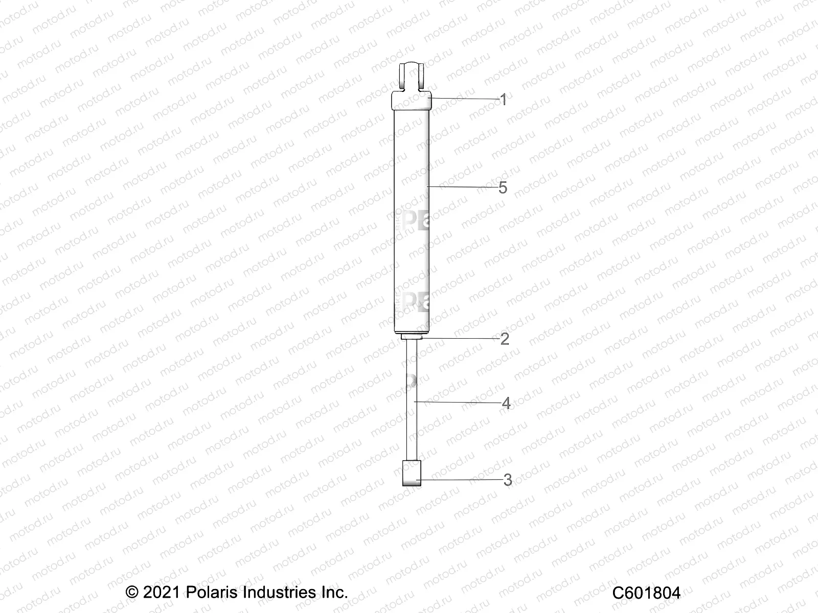 SUSPENSION | SUSPENSION, SHOCK, REAR TRACK - S22EKB6PSL (C601804)