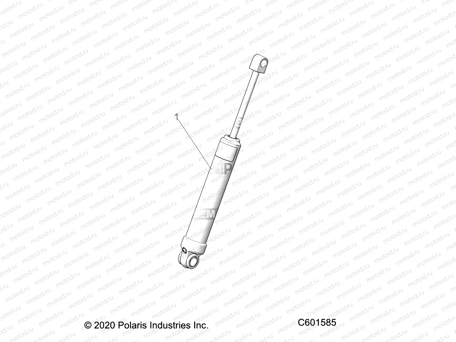 SUSPENSION | SUSPENSION, SHOCK, REAR TRACK - S23TLS6RSL/6REL (C601585)