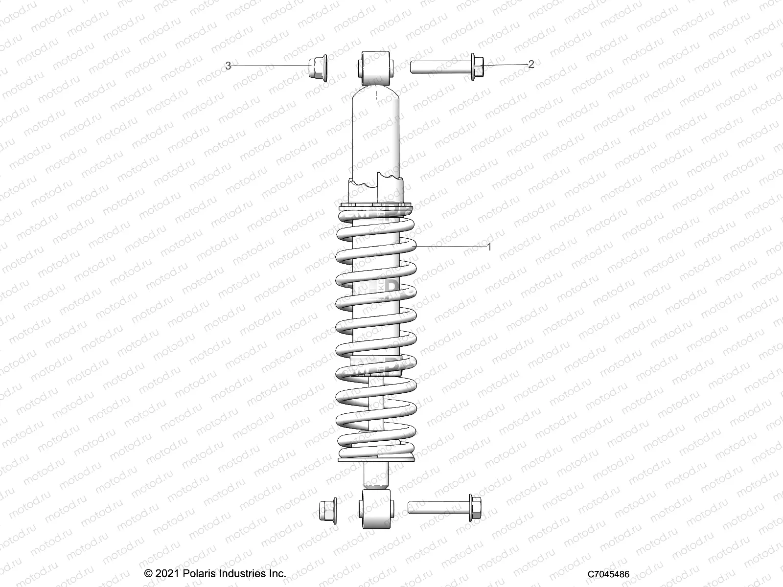 SUSPENSION | SUSPENSION, SHOCK, REAR - Z21HCB18B2 (C7045486)