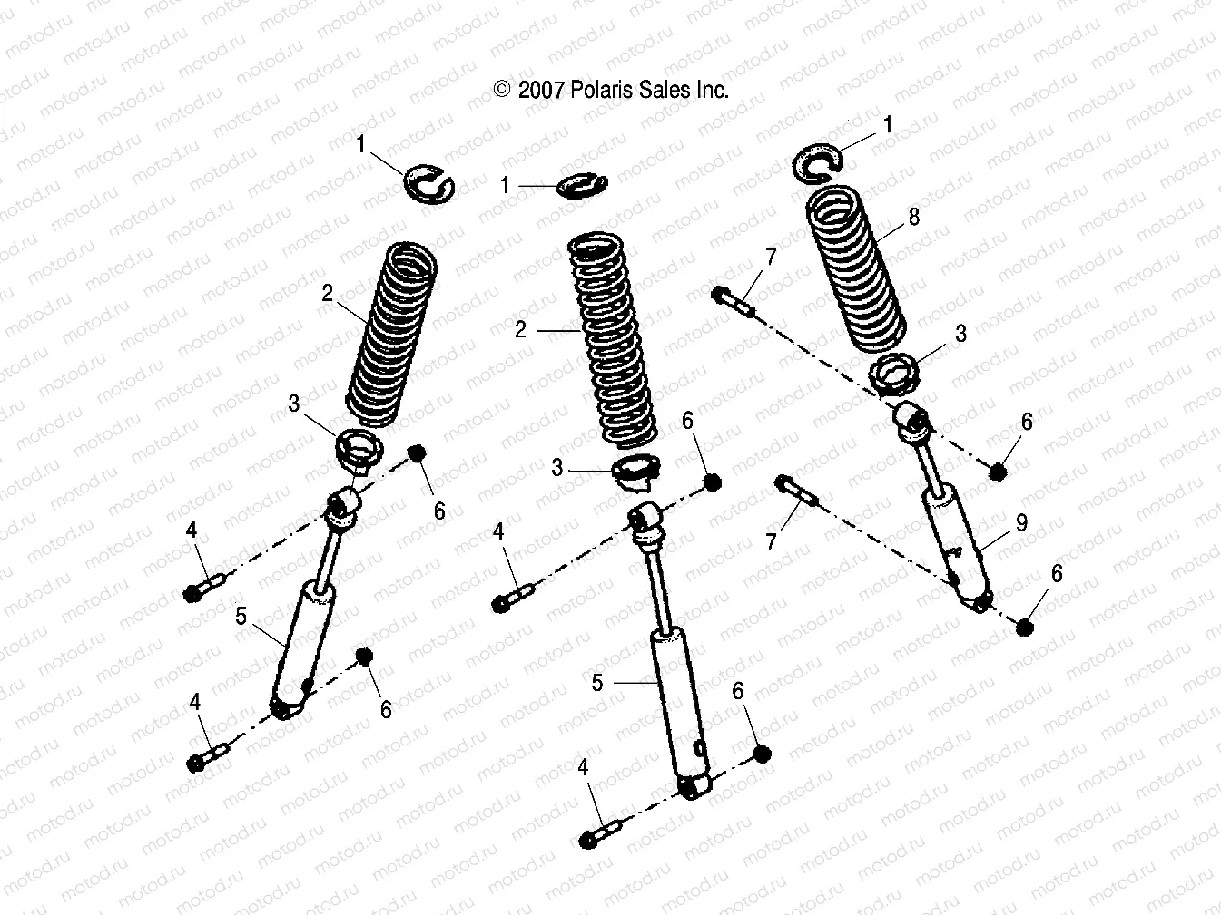 SUSPENSION | SUSPENSION, SHOCKS - A18YAP20A8/N8 (49ATVSUSP08PHX)