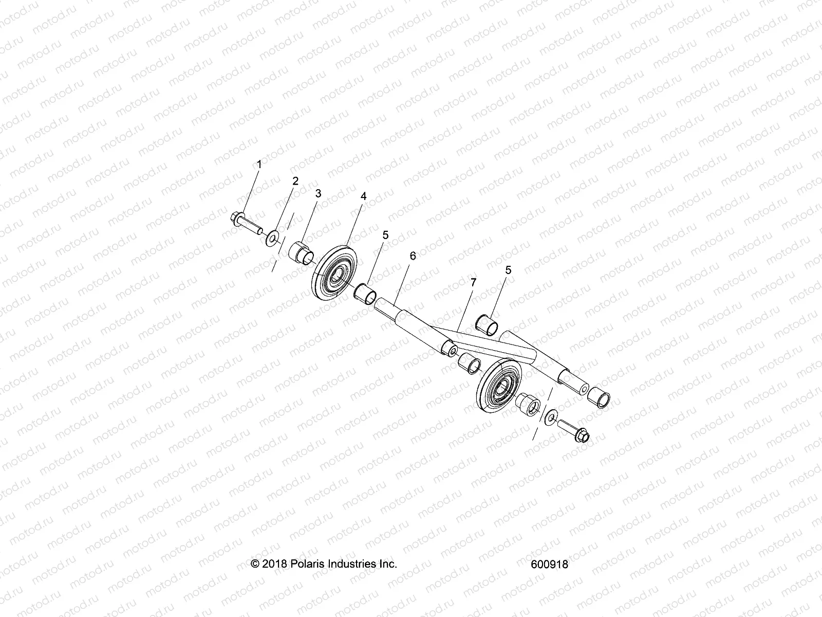 SUSPENSION | SUSPENSION, STABILIZER ARM ASM. - J22RTAXXXA (600918)
