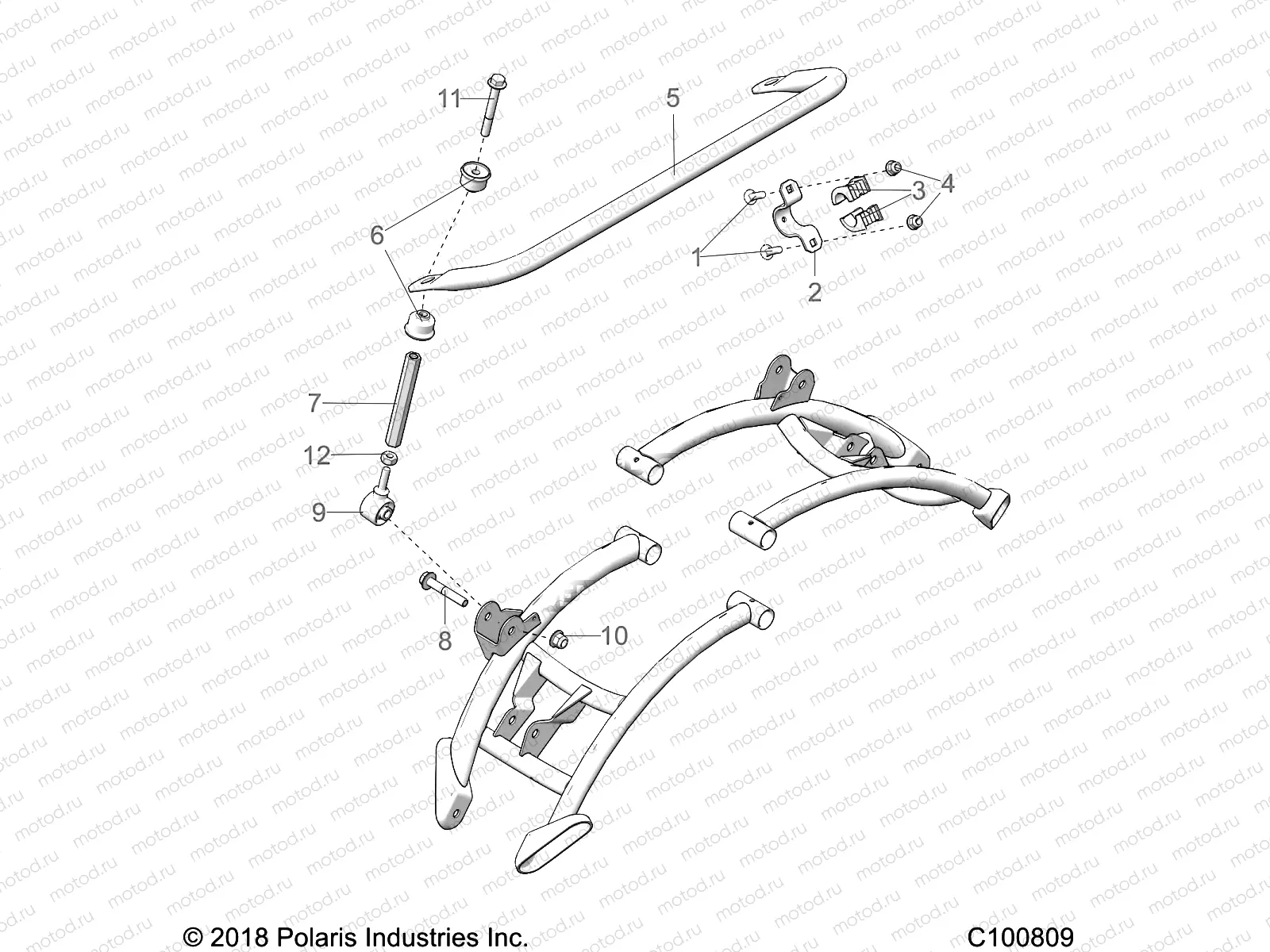 SUSPENSION | SUSPENSION, STABILIZER BAR - A18SXA85B1/B7/SXE85BM/BS/B9 (C100809)