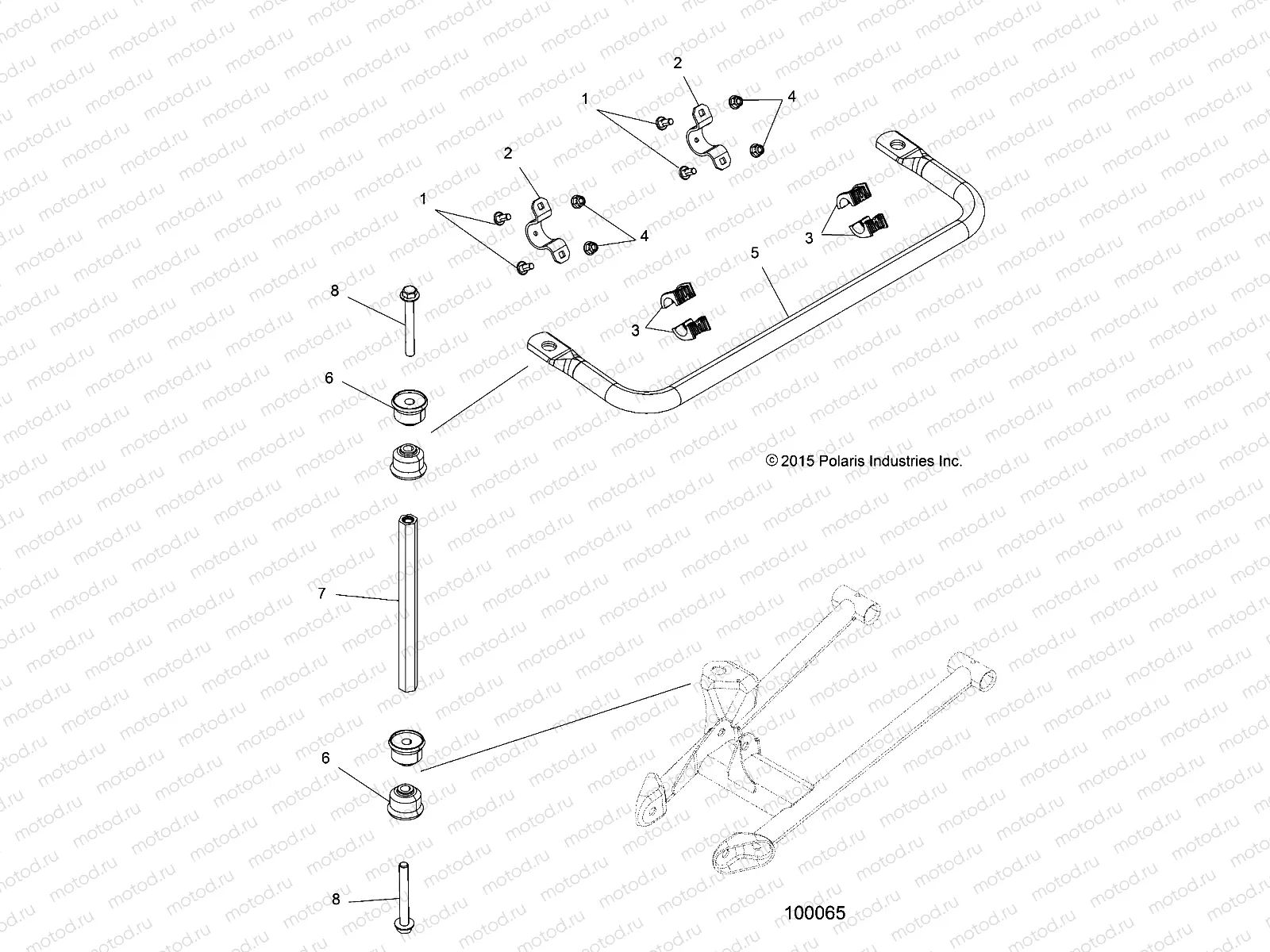 SUSPENSION | SUSPENSION, STABILIZER BAR - A18SYE85BB (100065)